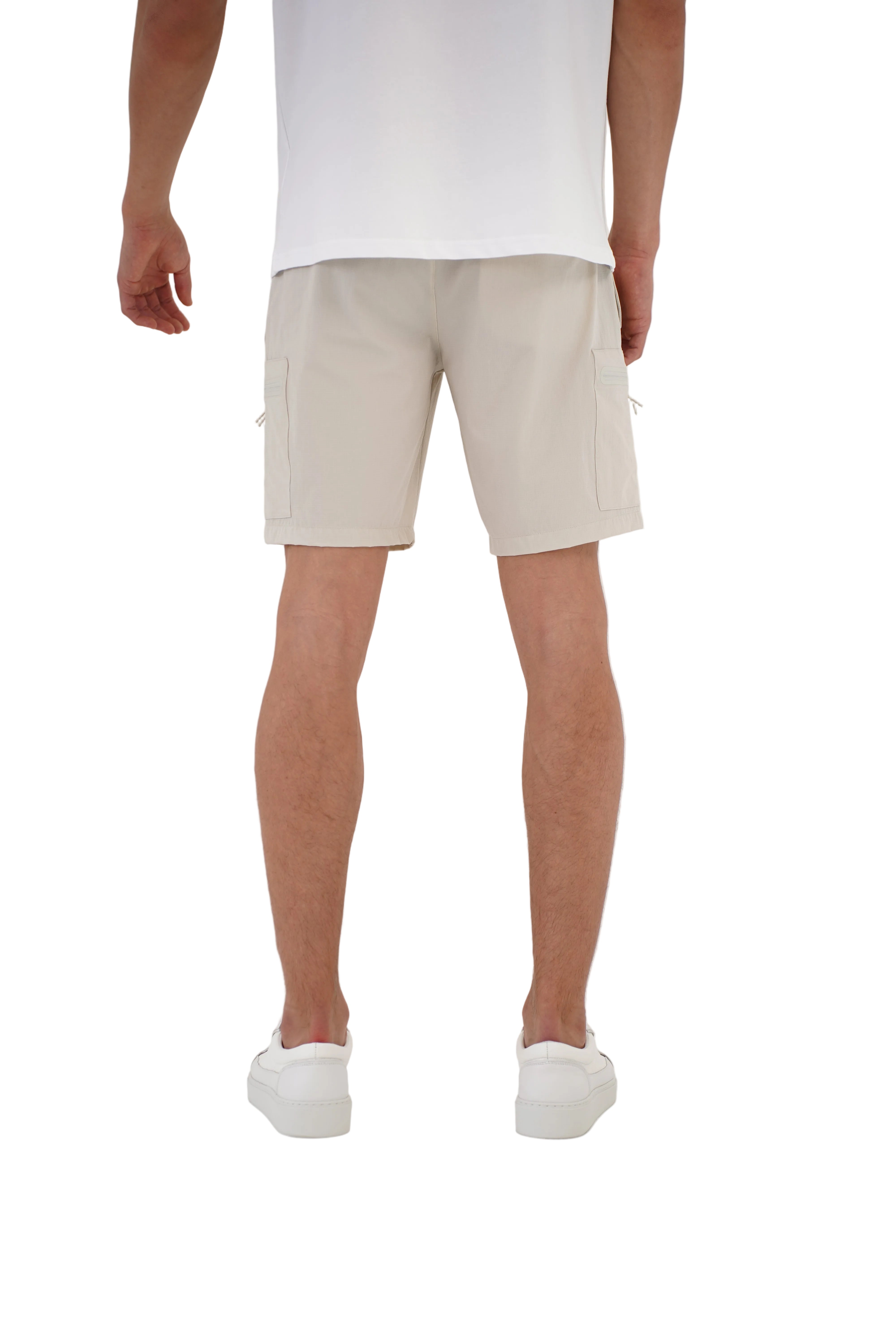CAPO Utility Tech Cargo Stone Shorts