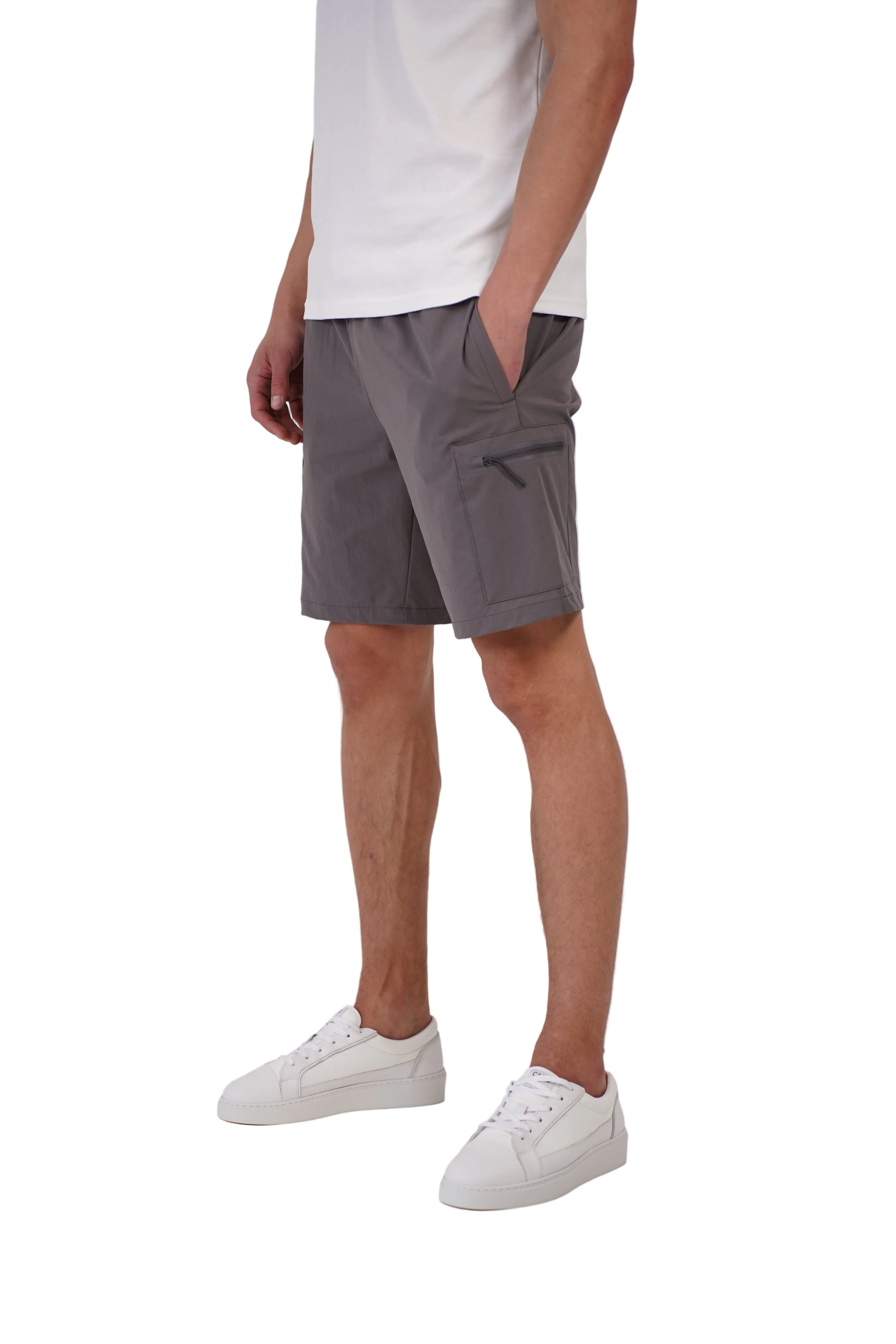 CAPO Utility Tech Charcoal Cargo Shorts