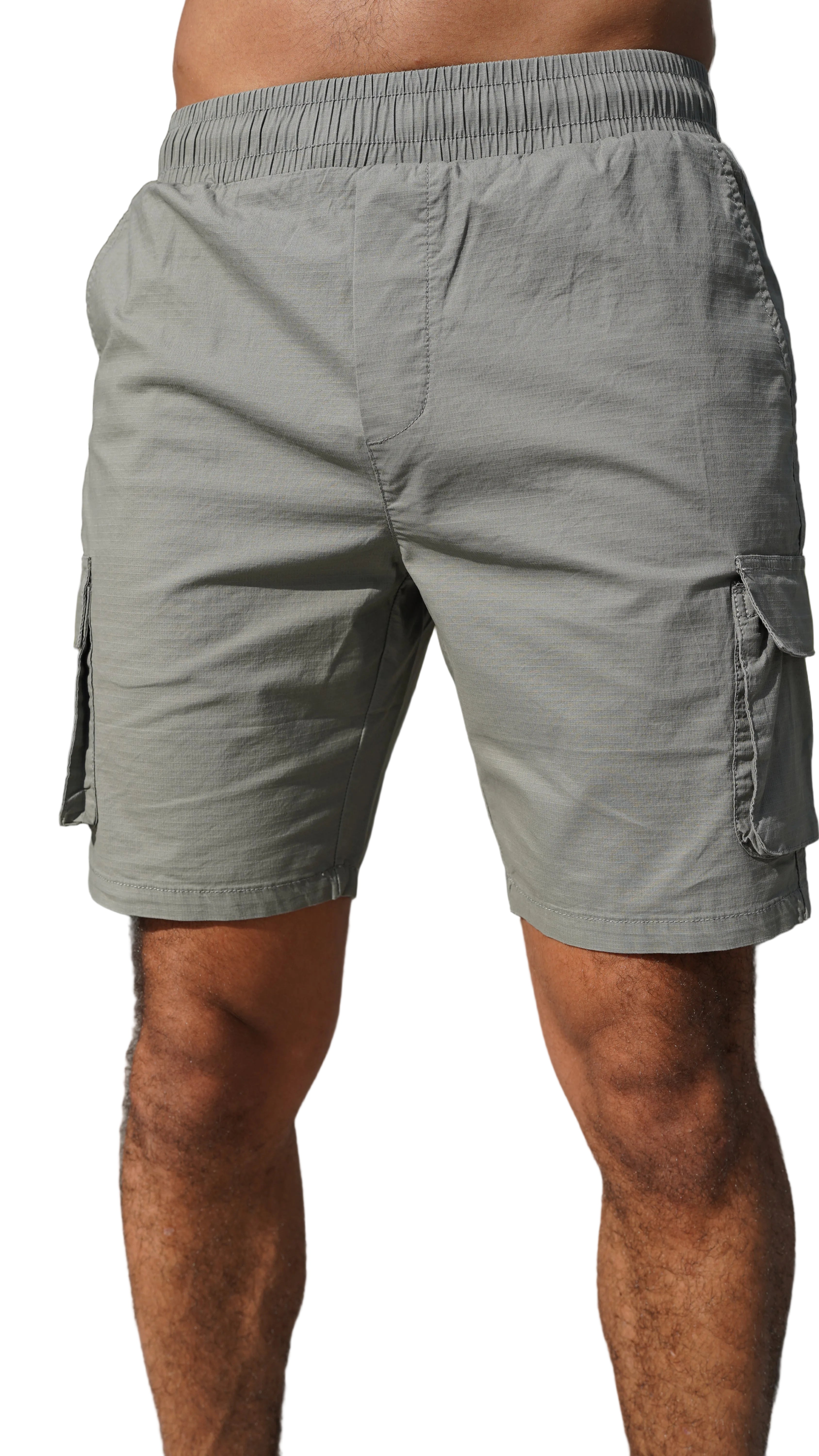 CAPO Utility Cotton Slate Grey Cargo Shorts
