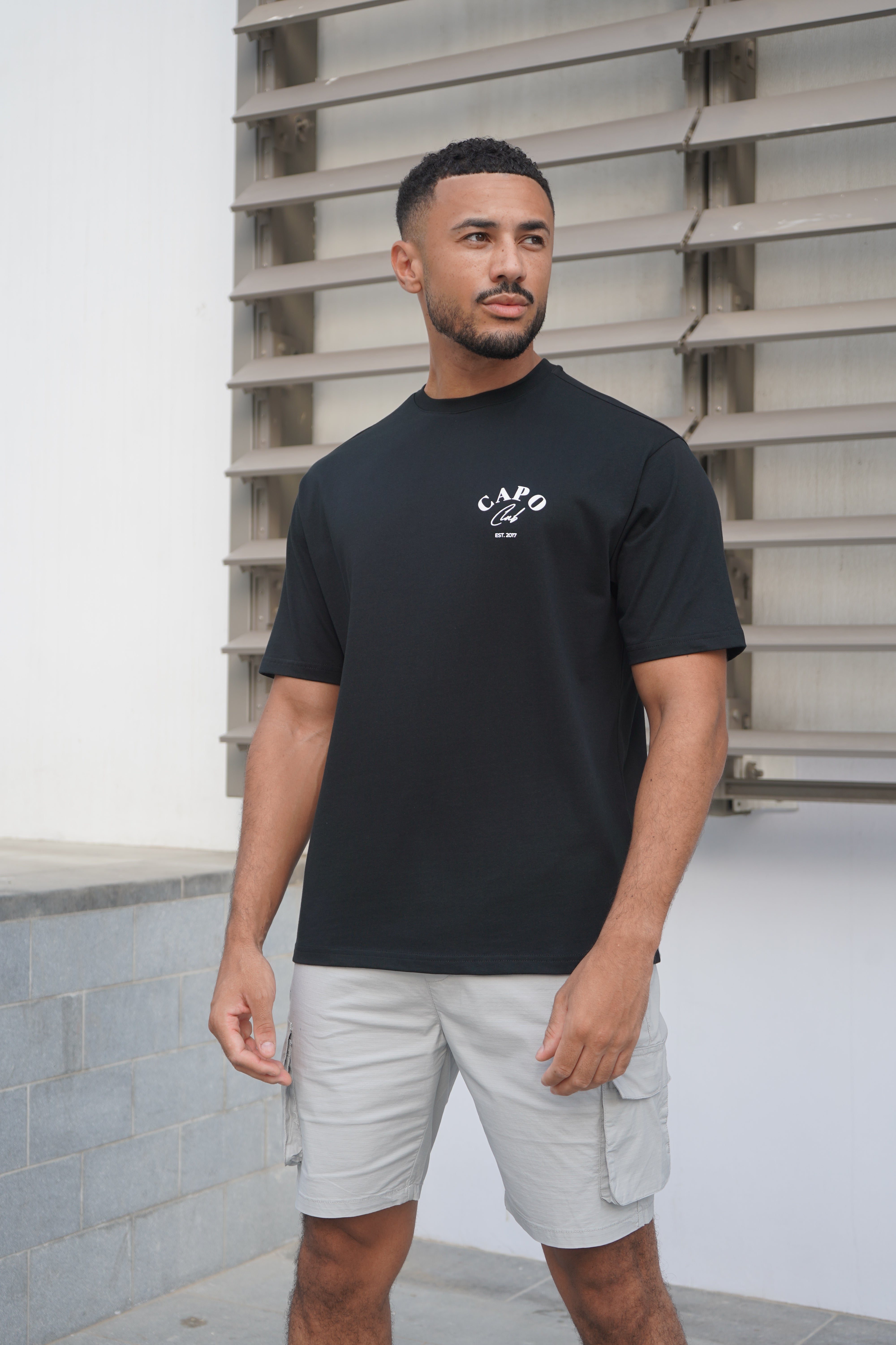 CAPO Beach Club T-Shirt Black White
