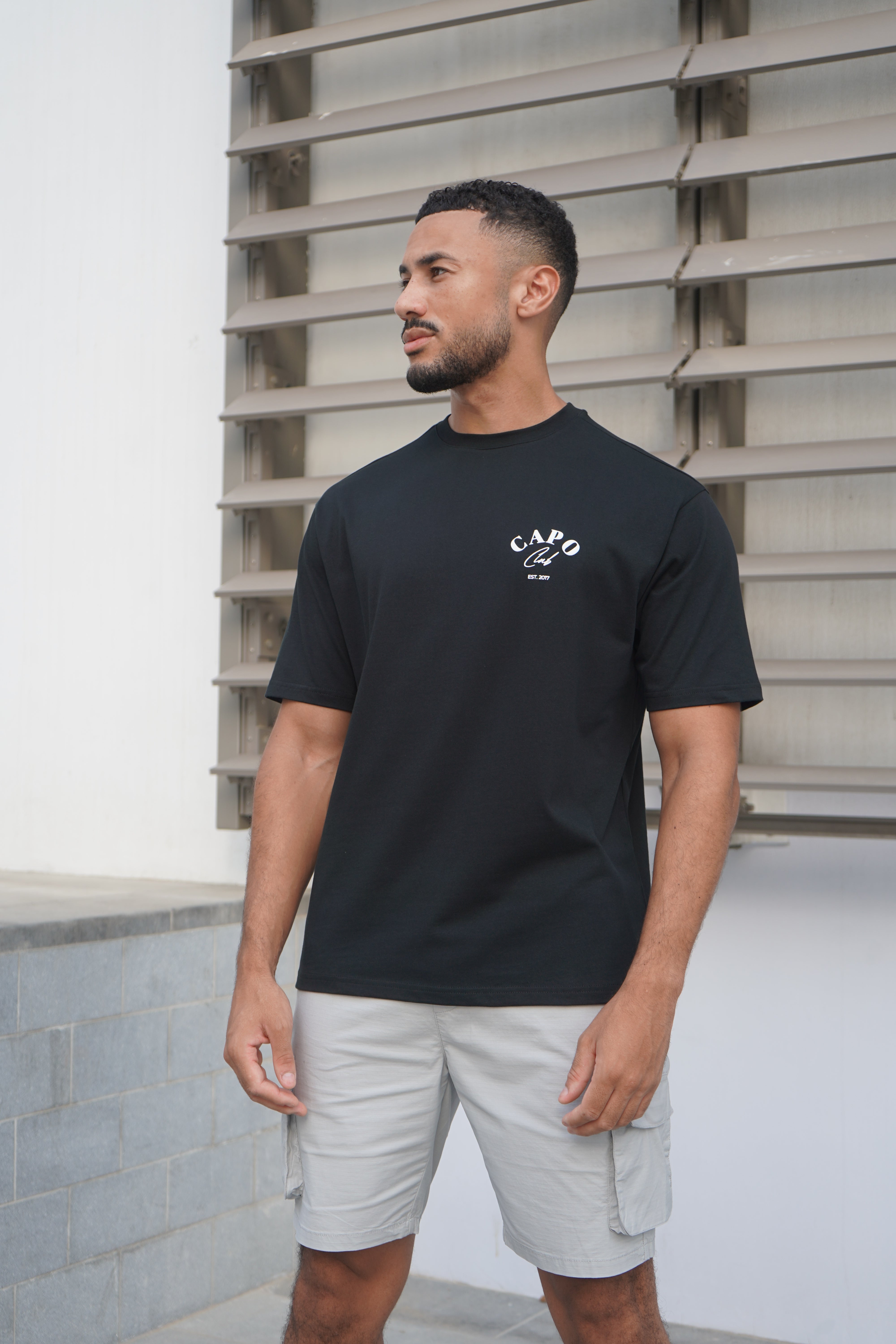 CAPO Beach Club T-Shirt Black White