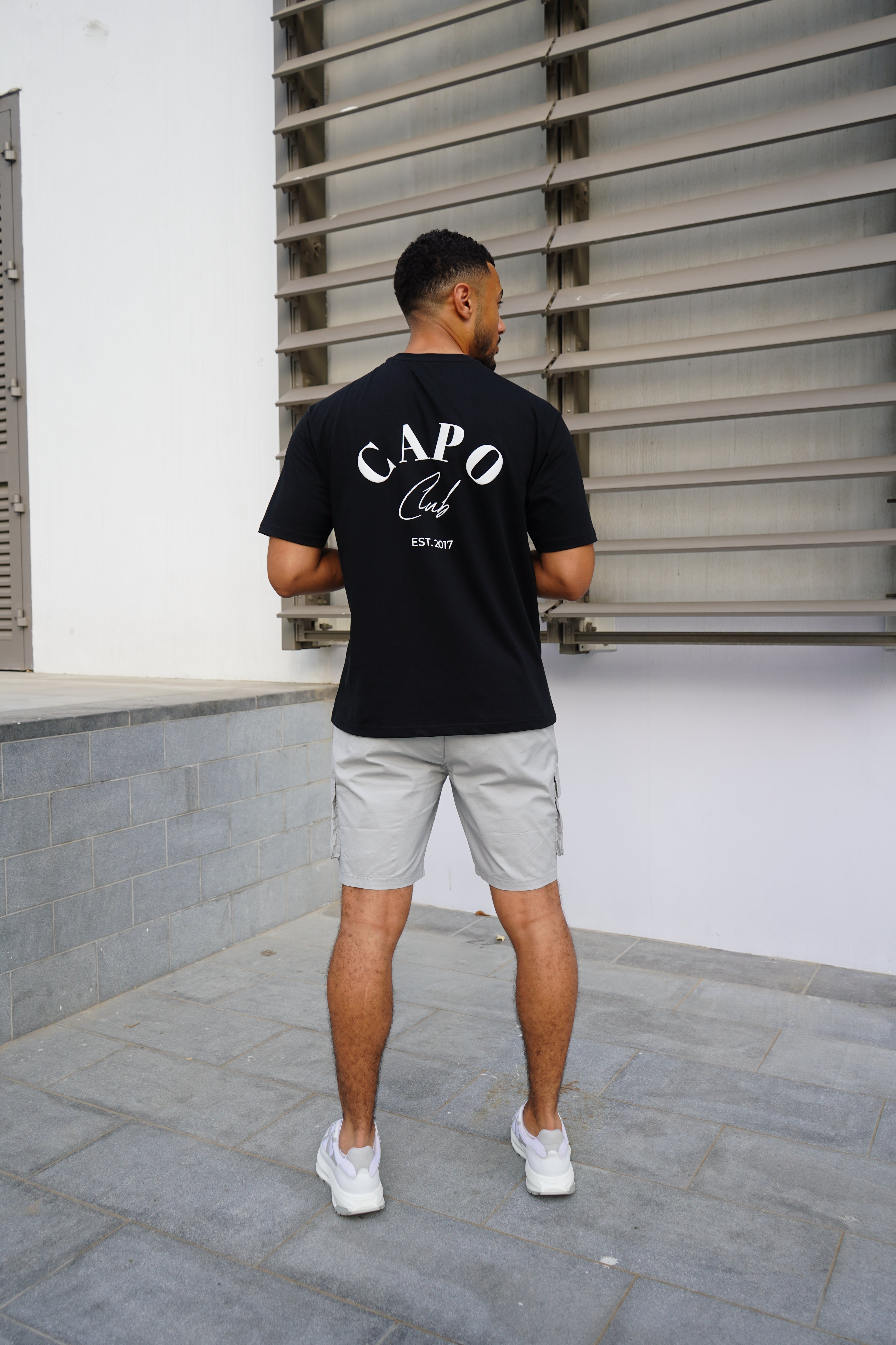 CAPO Beach Club T-Shirt Black White