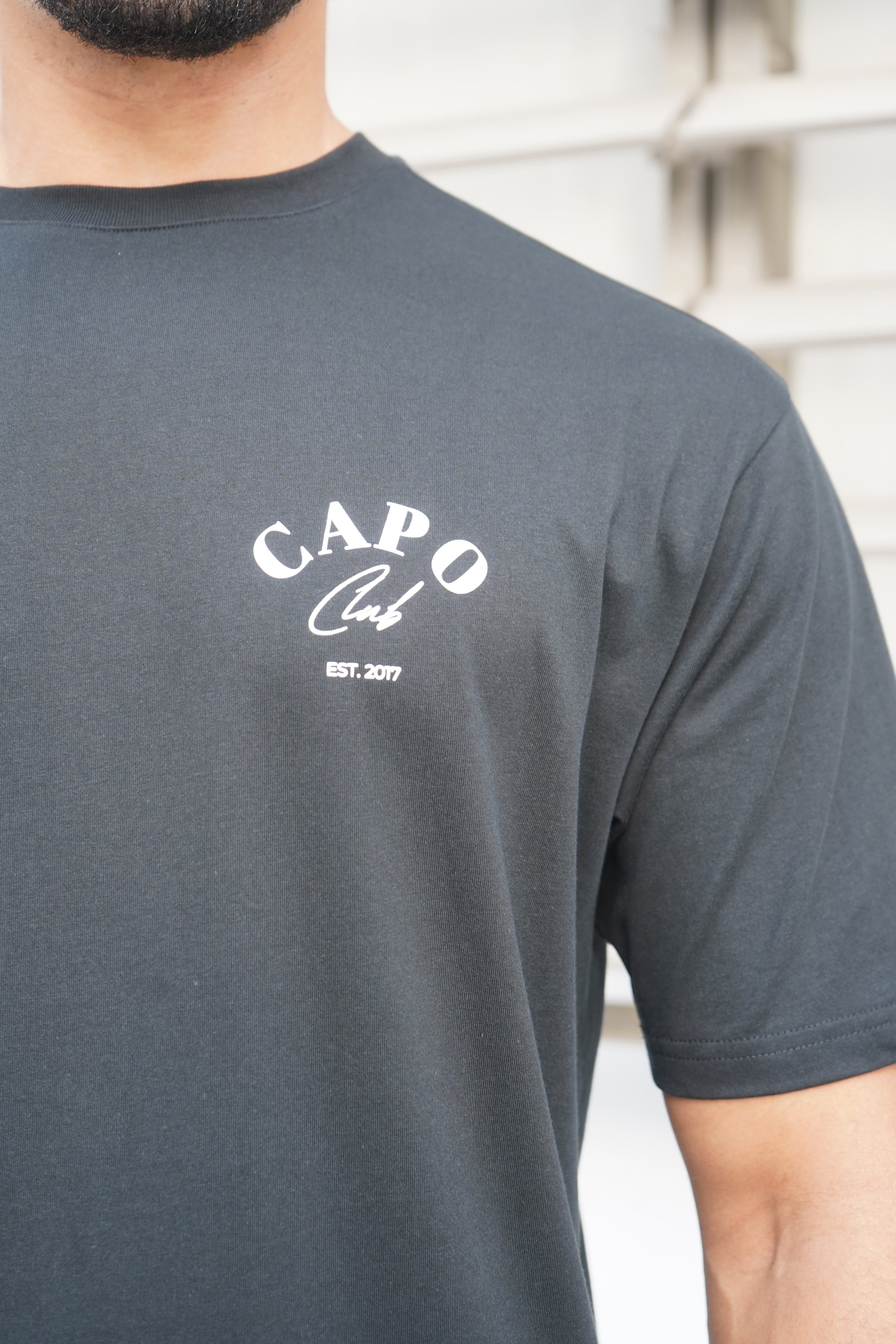 CAPO Beach Club T-Shirt Black White