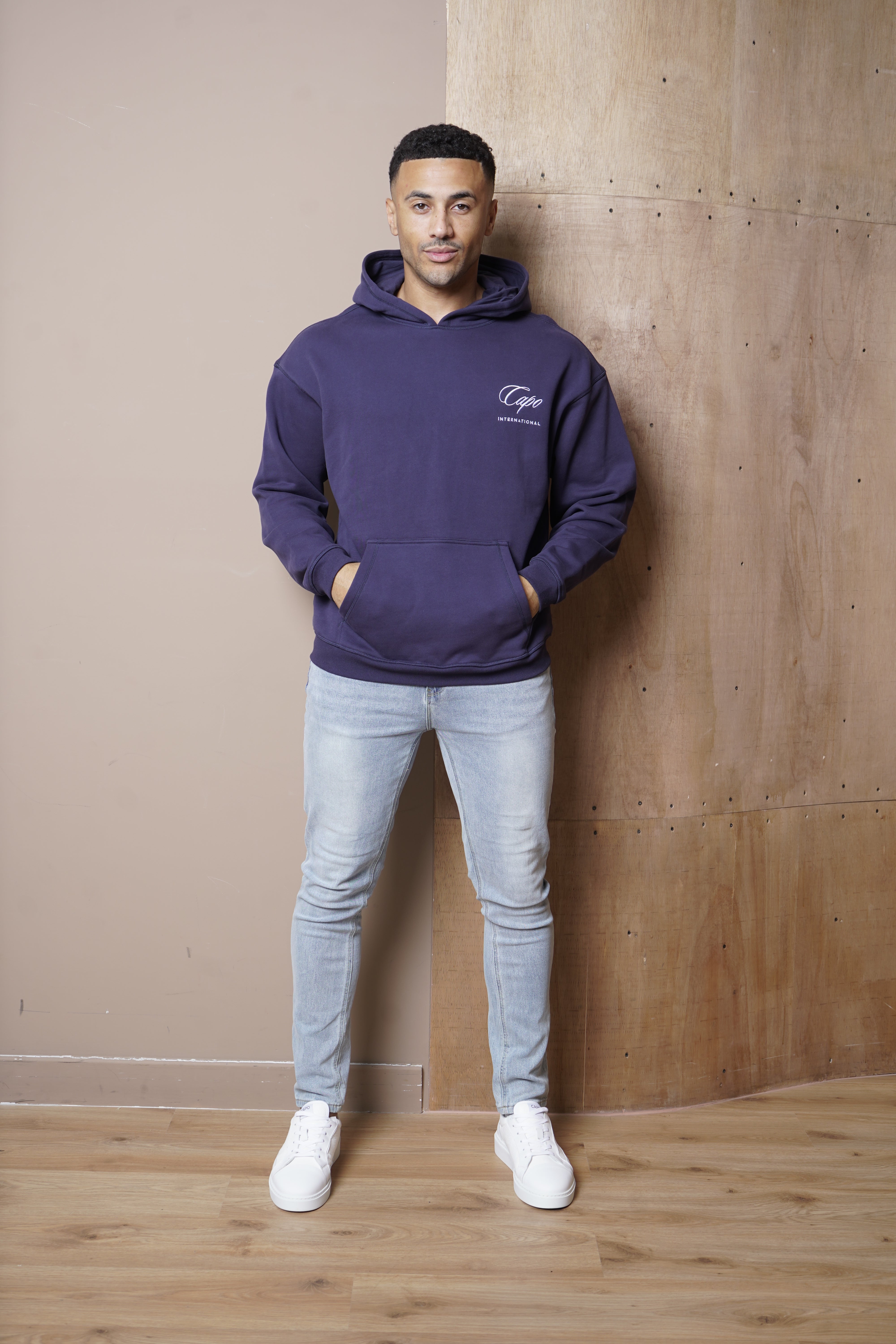 CAPO International Navy Hoodie