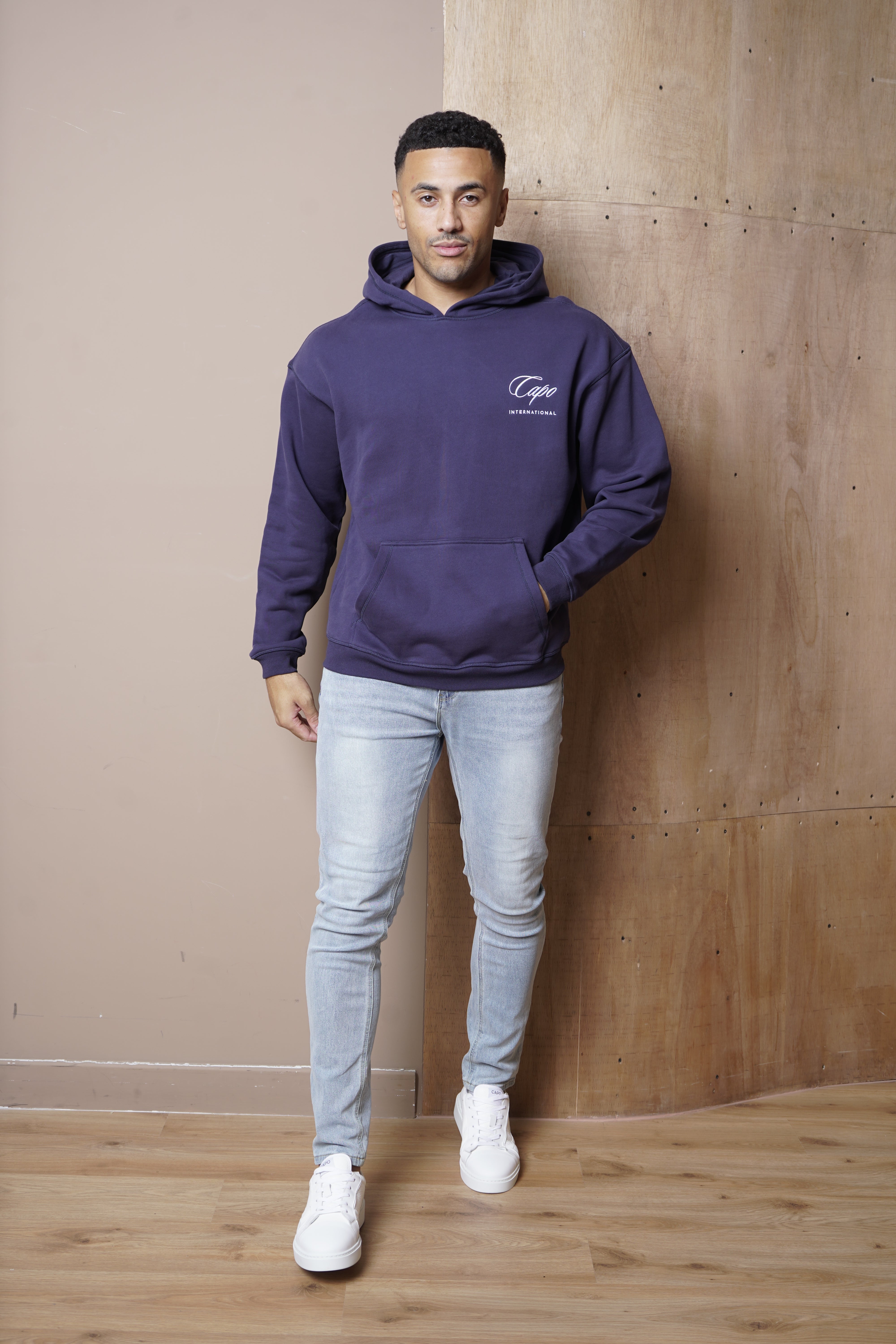 CAPO International Navy Hoodie