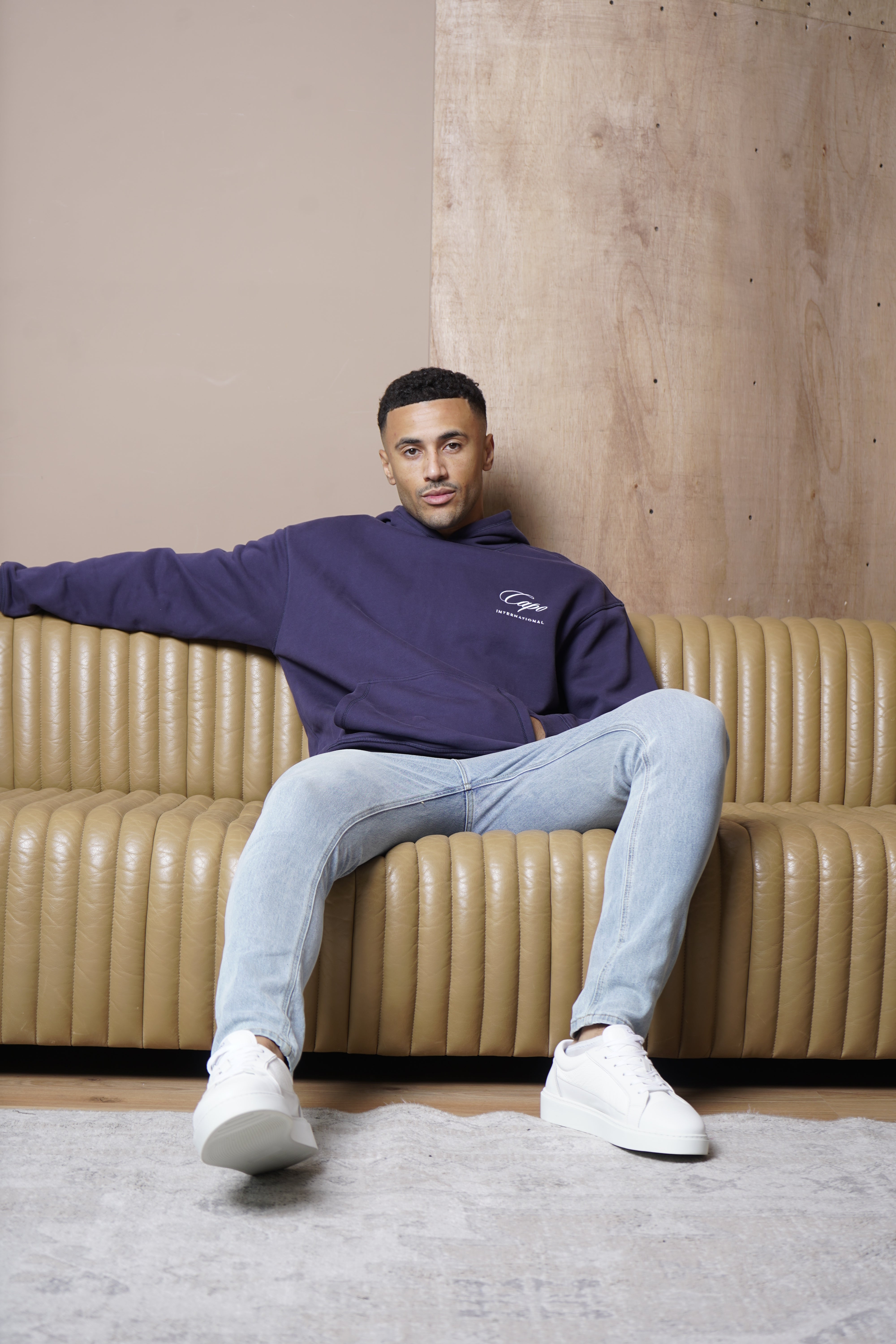 CAPO International Navy Hoodie