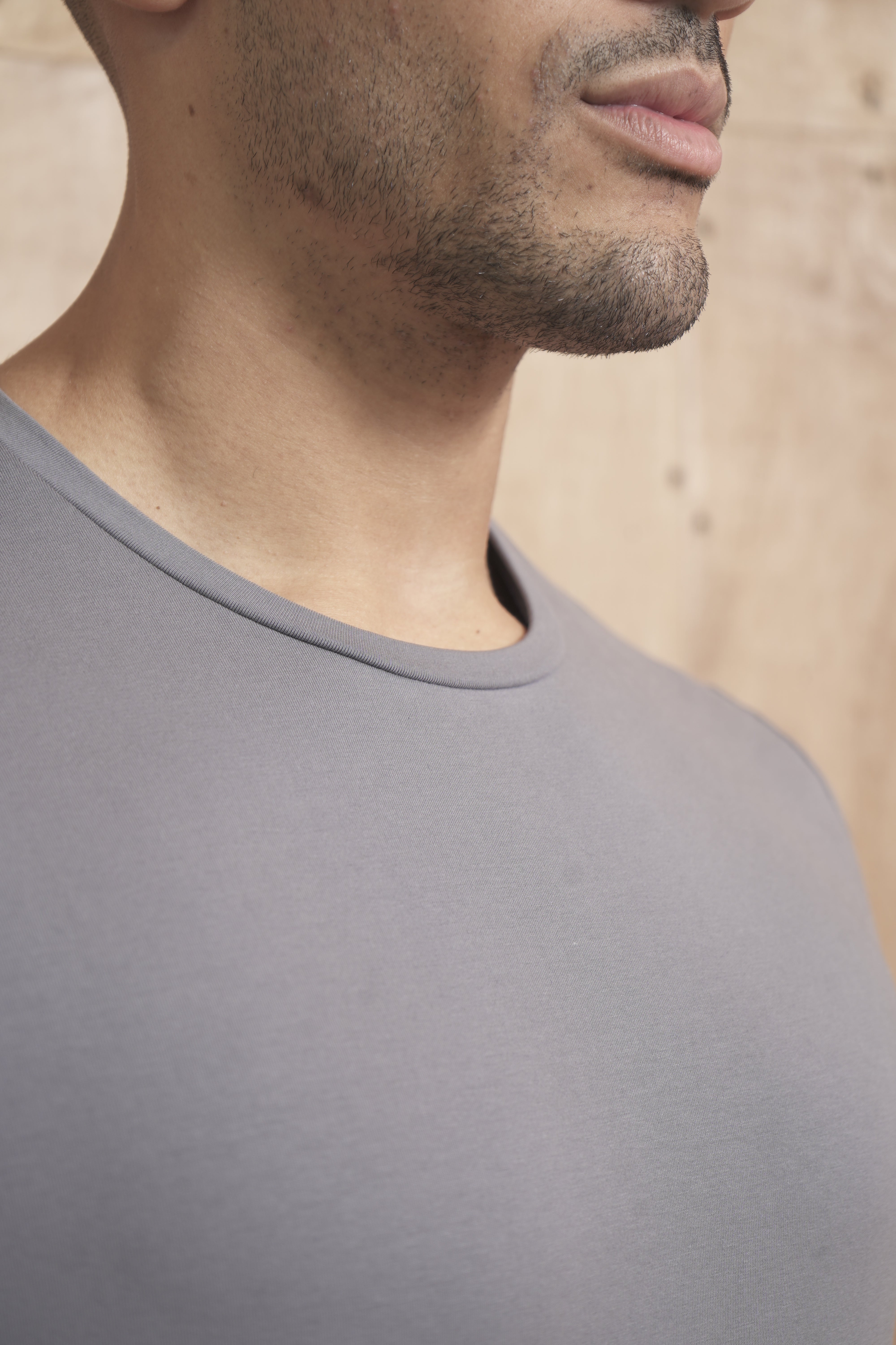 CAPO Every Day Crew Neck Cotton Slate Grey T-Shirt
