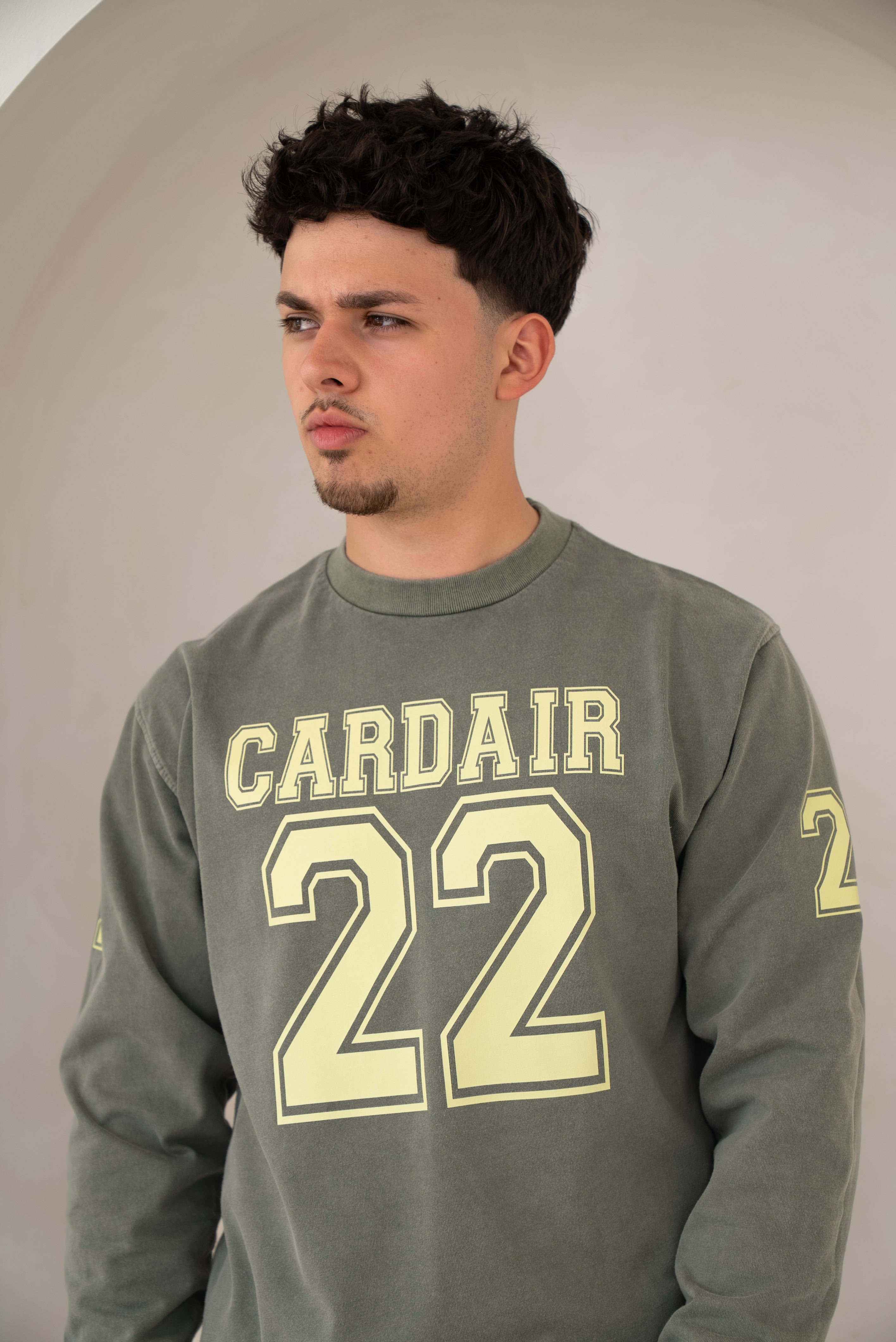 Cardair Varsity L/S Olive T-Shirt
