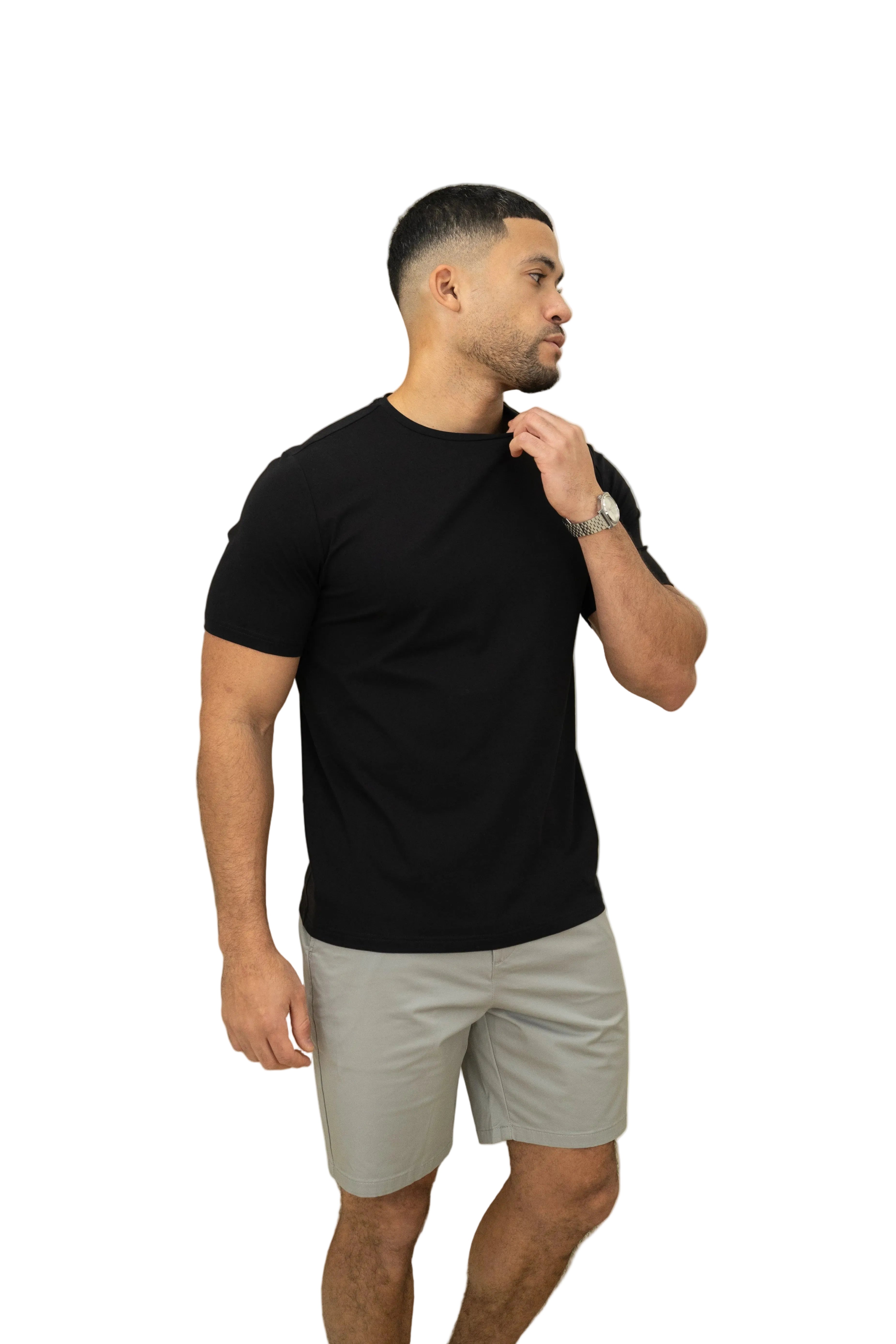 CAPO Every Day Crew Neck Black T-Shirt