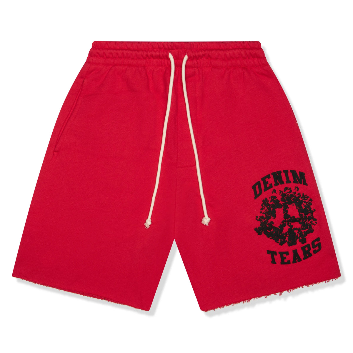 Denim Tears Denim University Red Sweat Shorts |