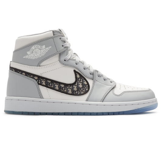 Dior x Air Jordan 1 High OG Grey Sneaker (Mark On Toe Cap)