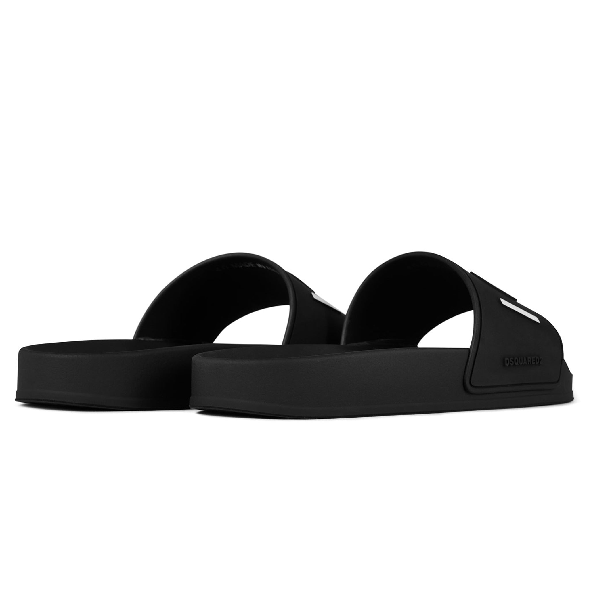 Back view of Dsquared2 Icon Pool Slides