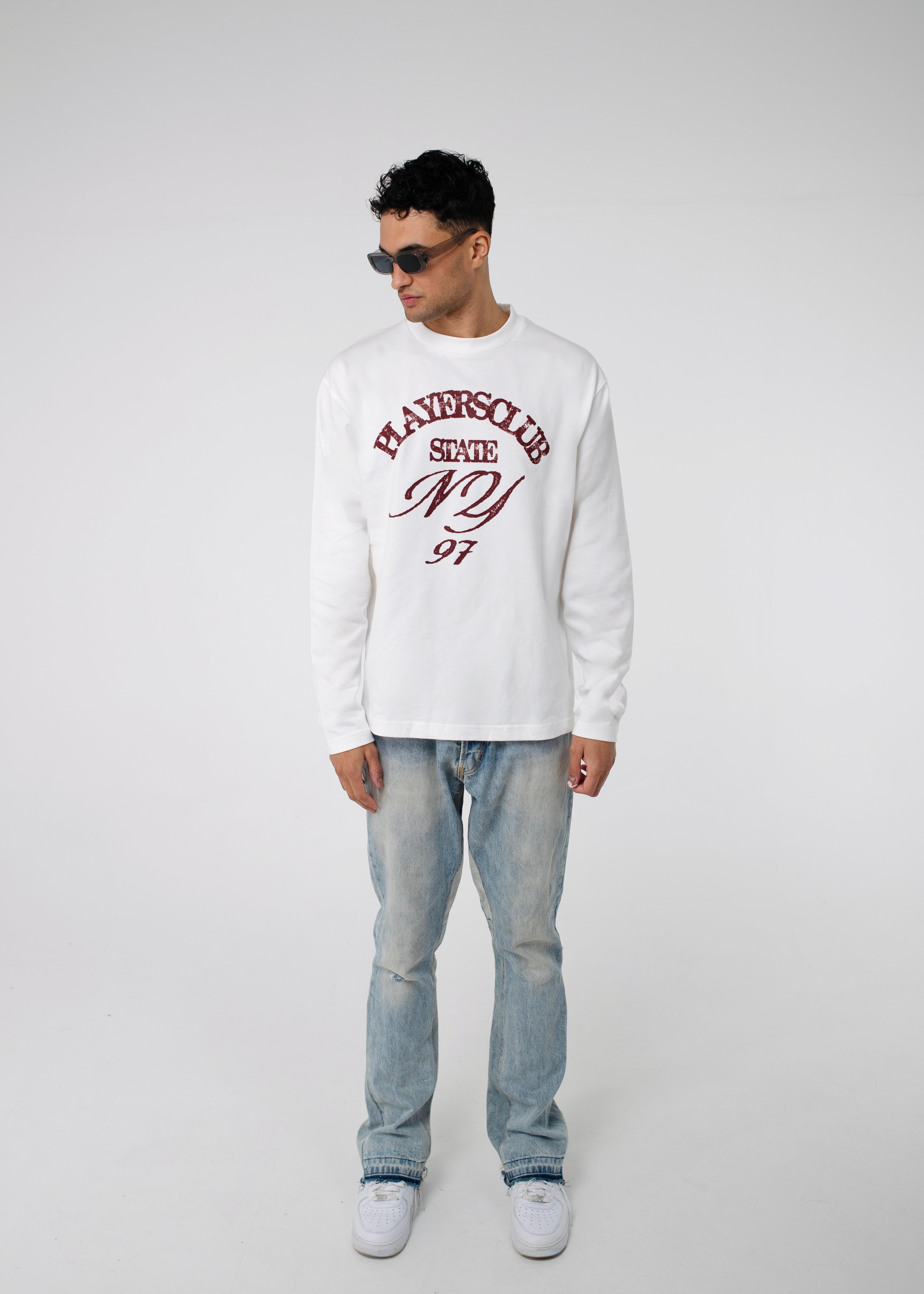 Players Only NY L/S Ecru T-Shirt