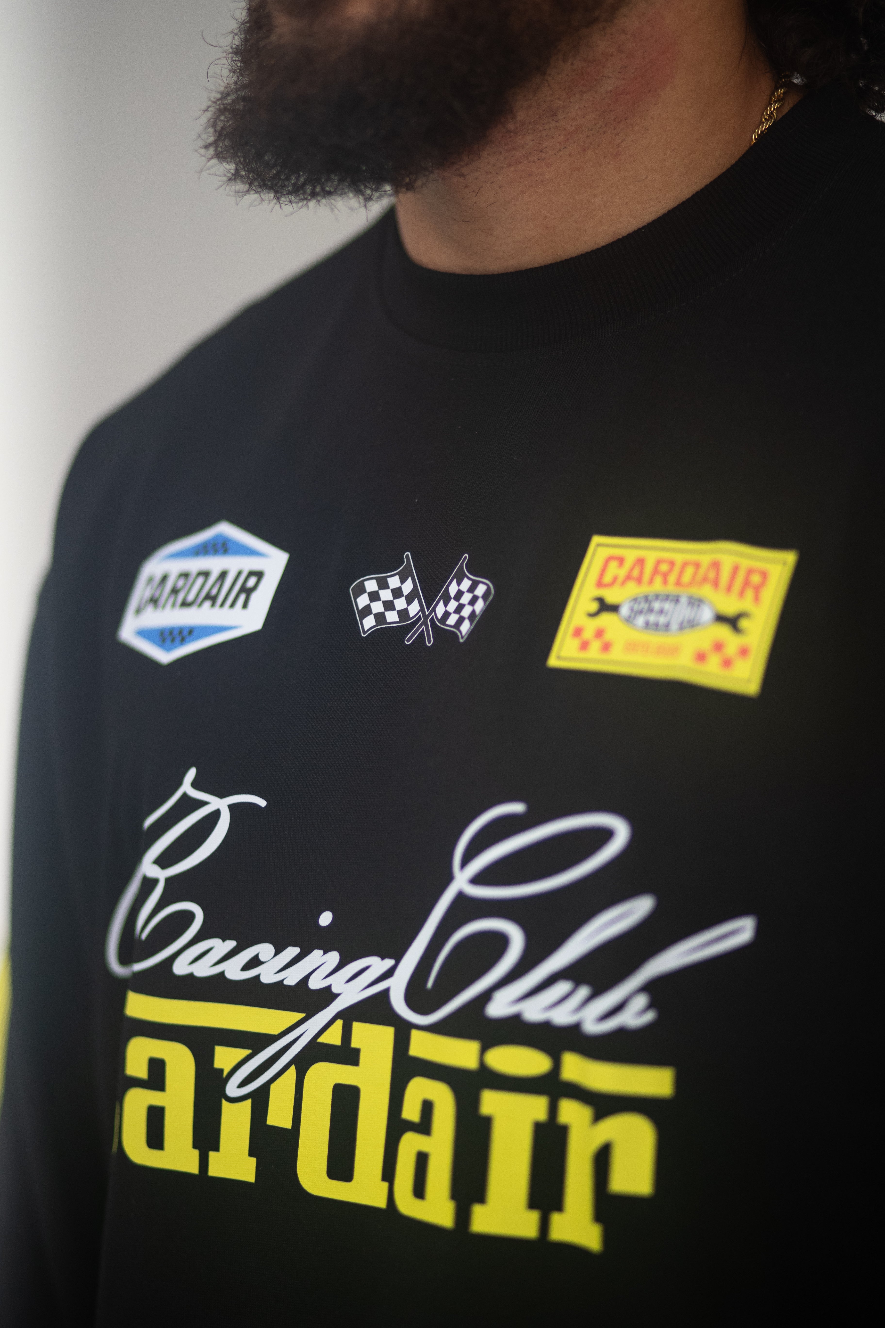 Cardair Racing Club L/S Black T-Shirt