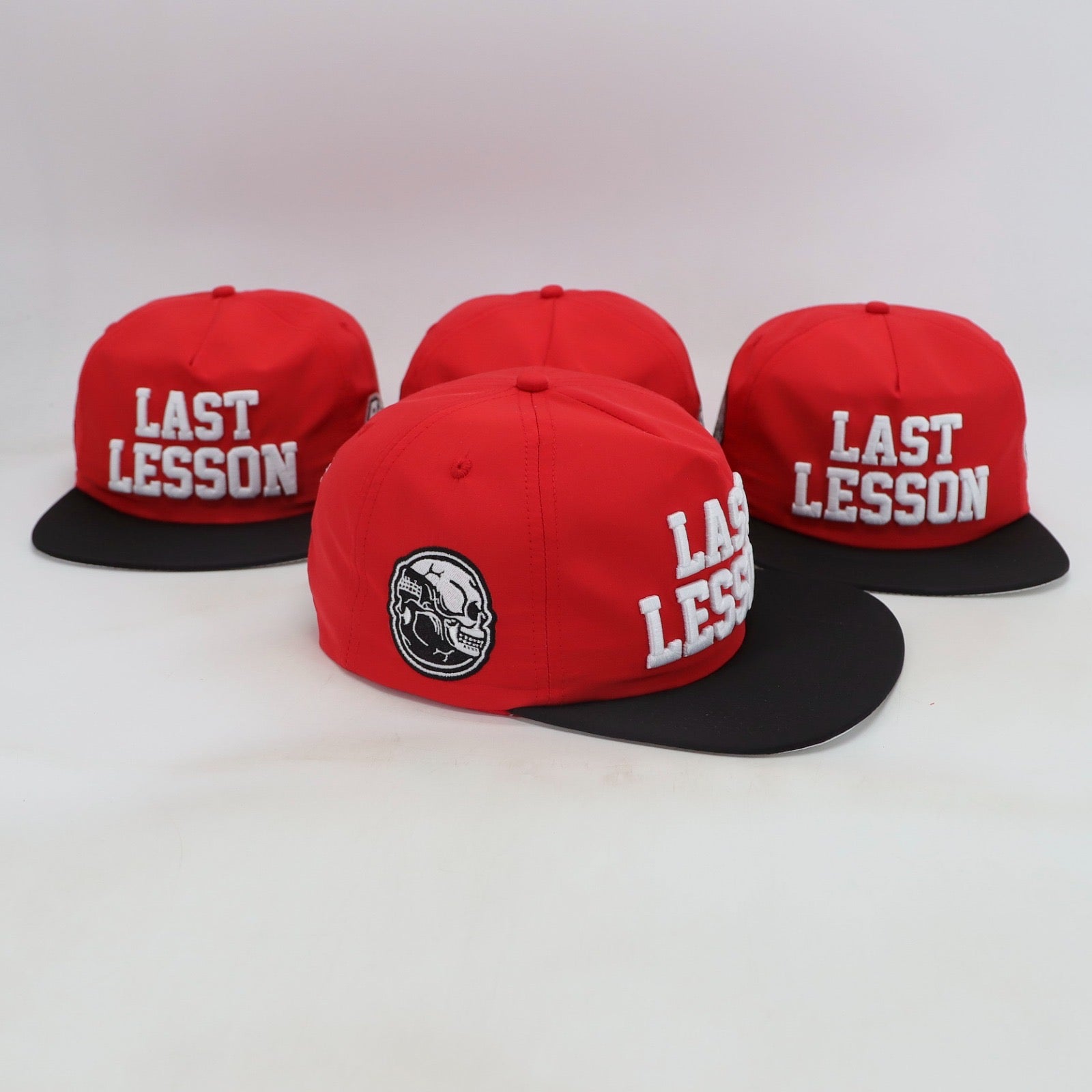 Last Lesson Snapback Red Cap