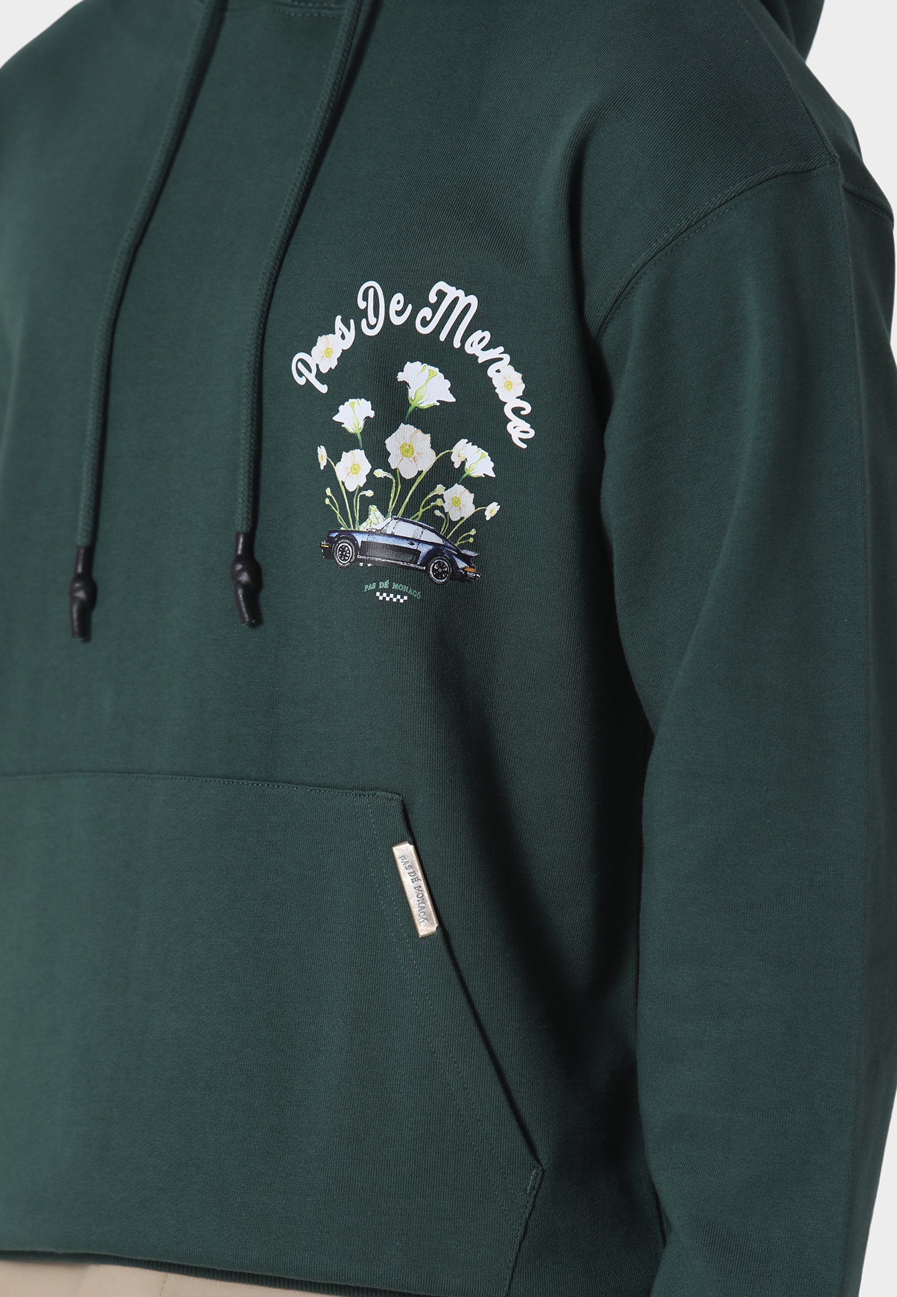 Pas De Monaco Fleur De Route Pedosa Green Hoodie