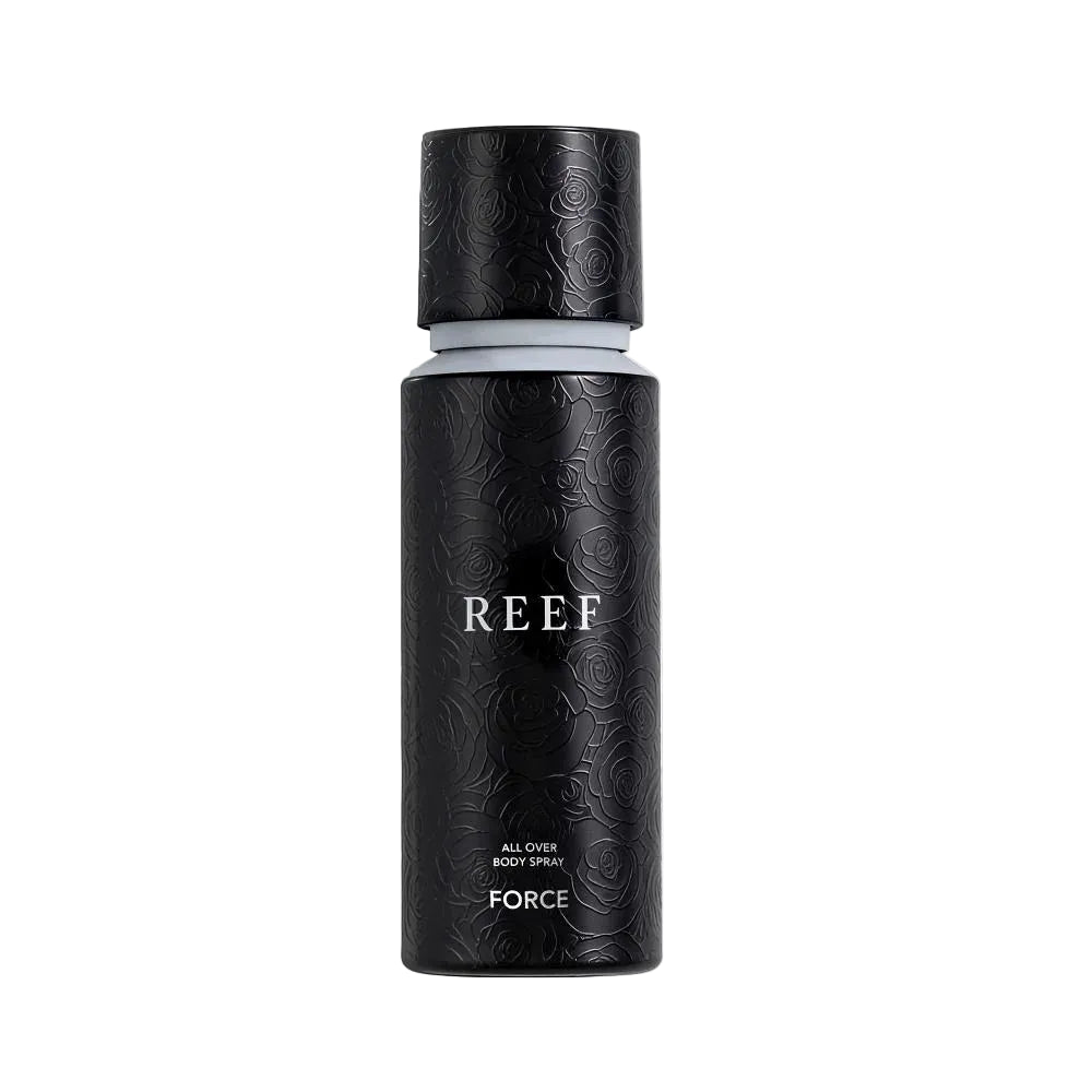 Front view of REEF Perfumes UK Force All Over Body Spray 125ml Fragrances