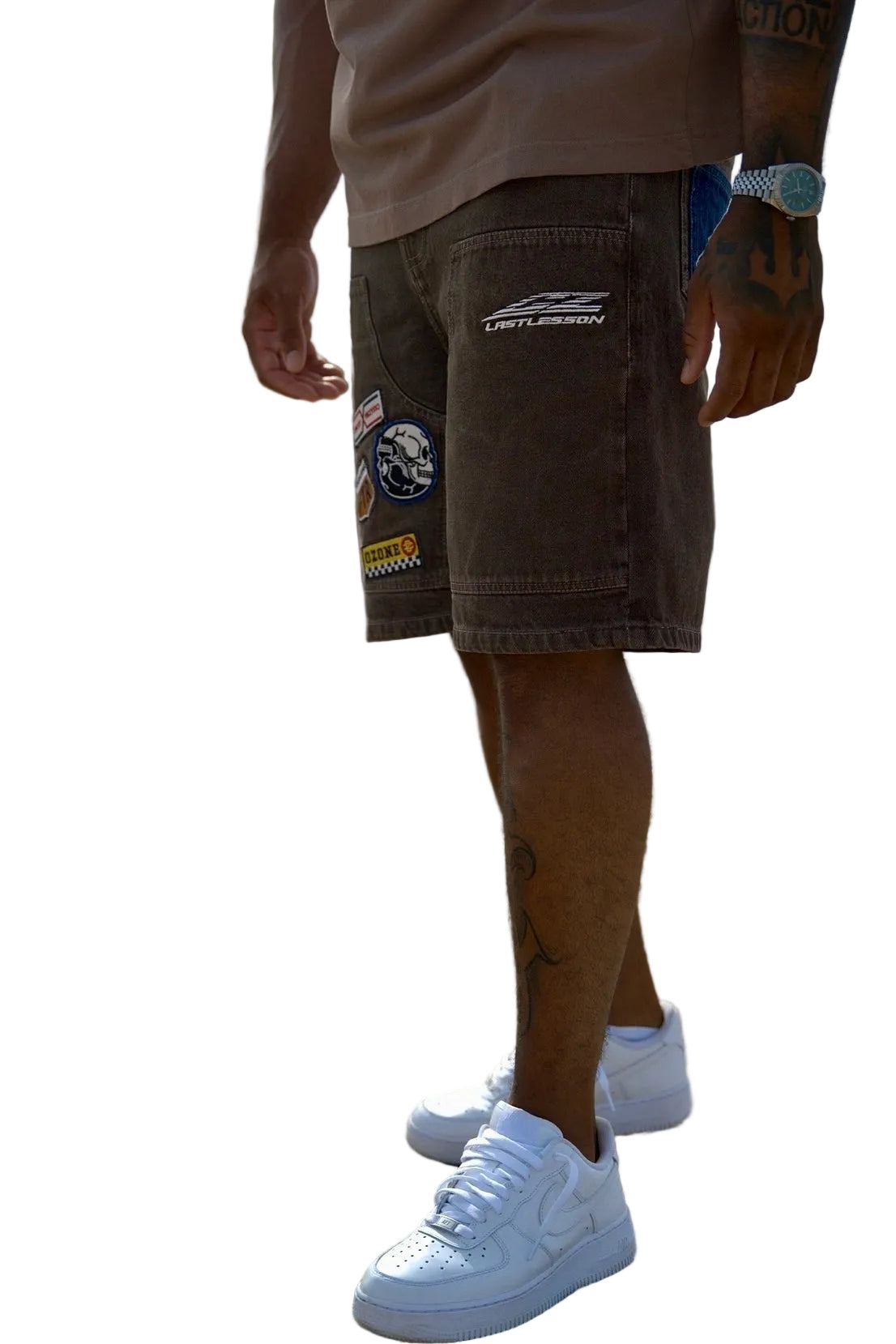 Last Lesson Casazøna Brown Shorts