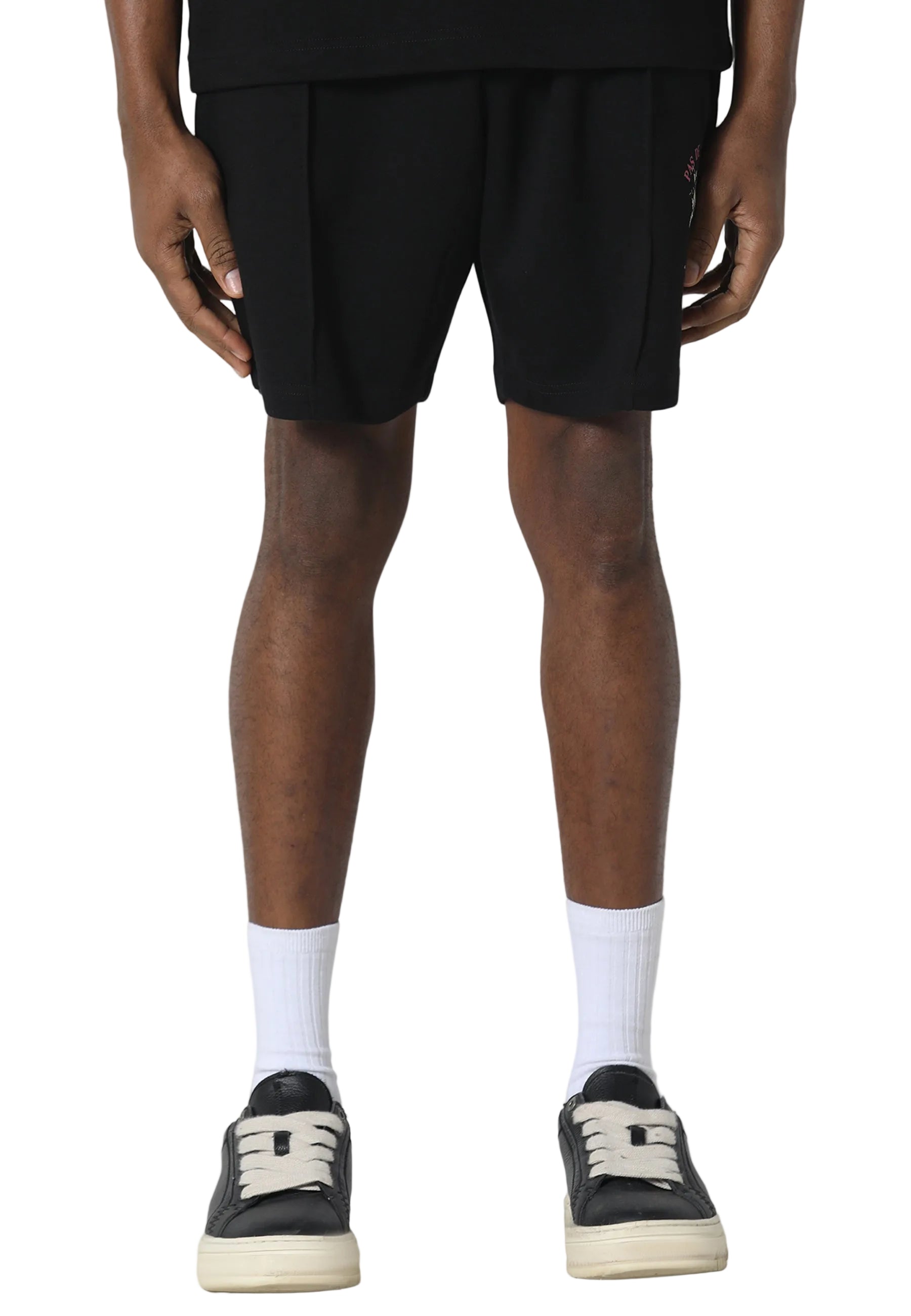 Pas De Monaco Giardino Black Shorts