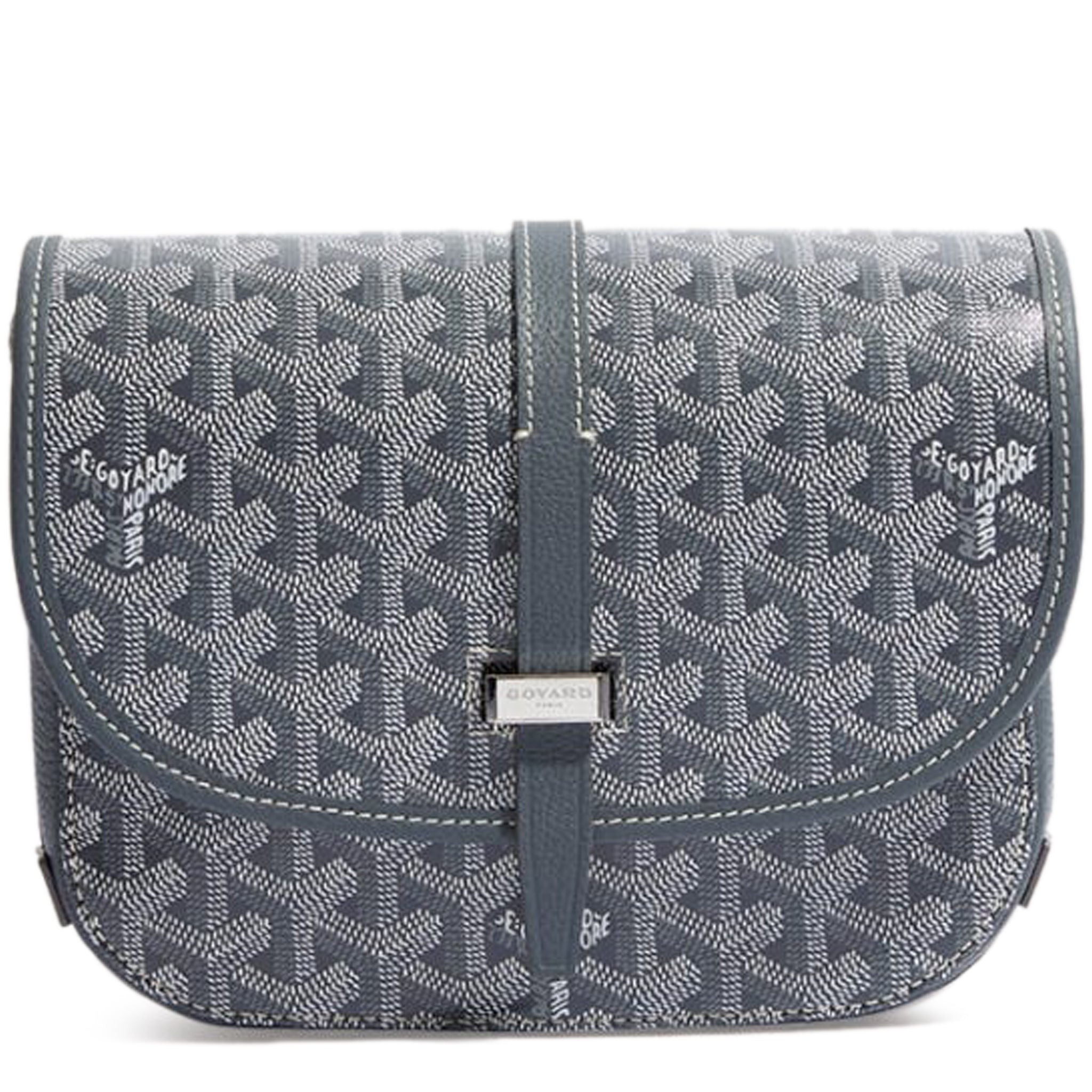 Goyard Goyardine Belvedere II Grey PM Messenger Bag – Crepslocker