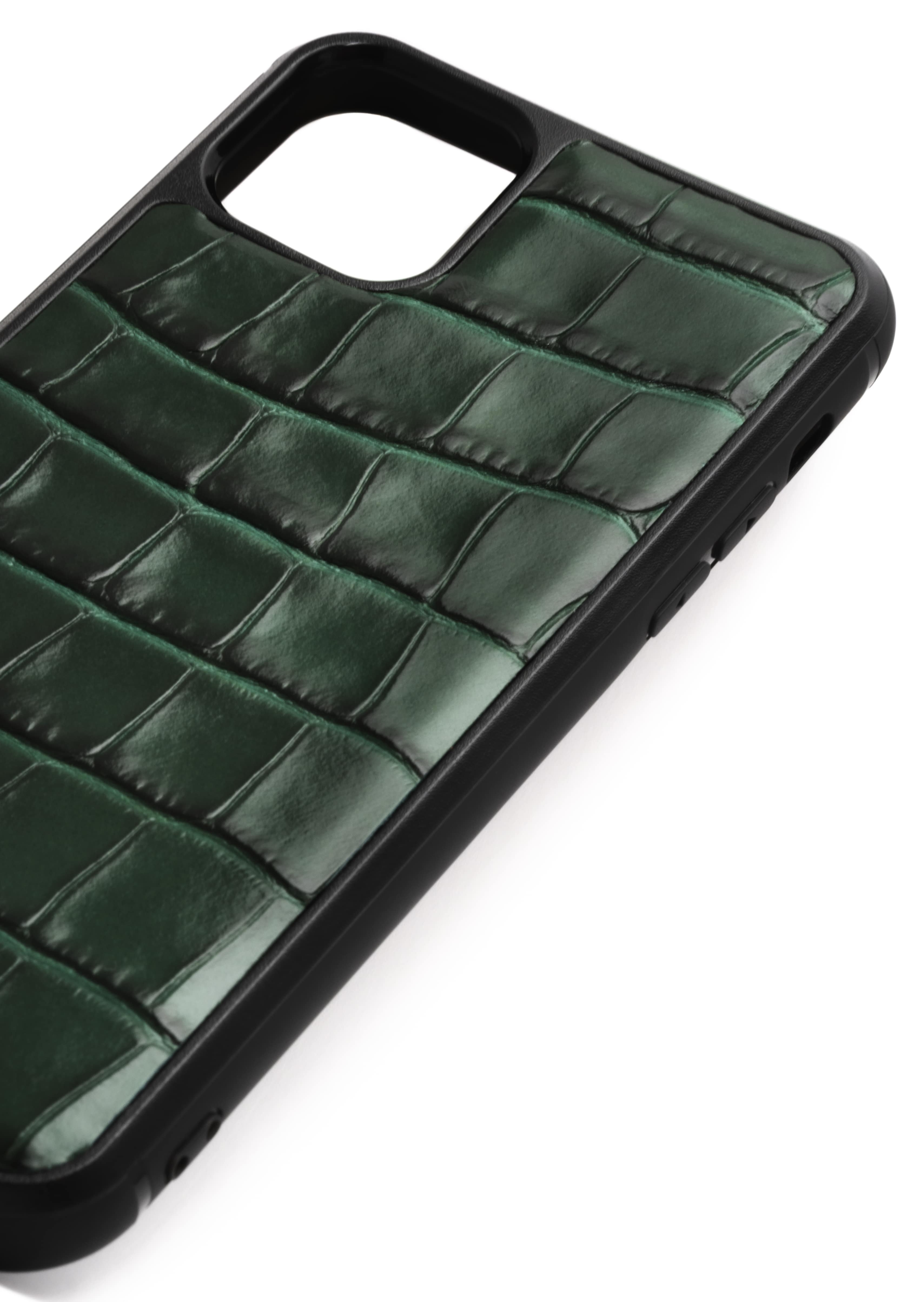 MM London Universal Crocodile Green iPhone Case