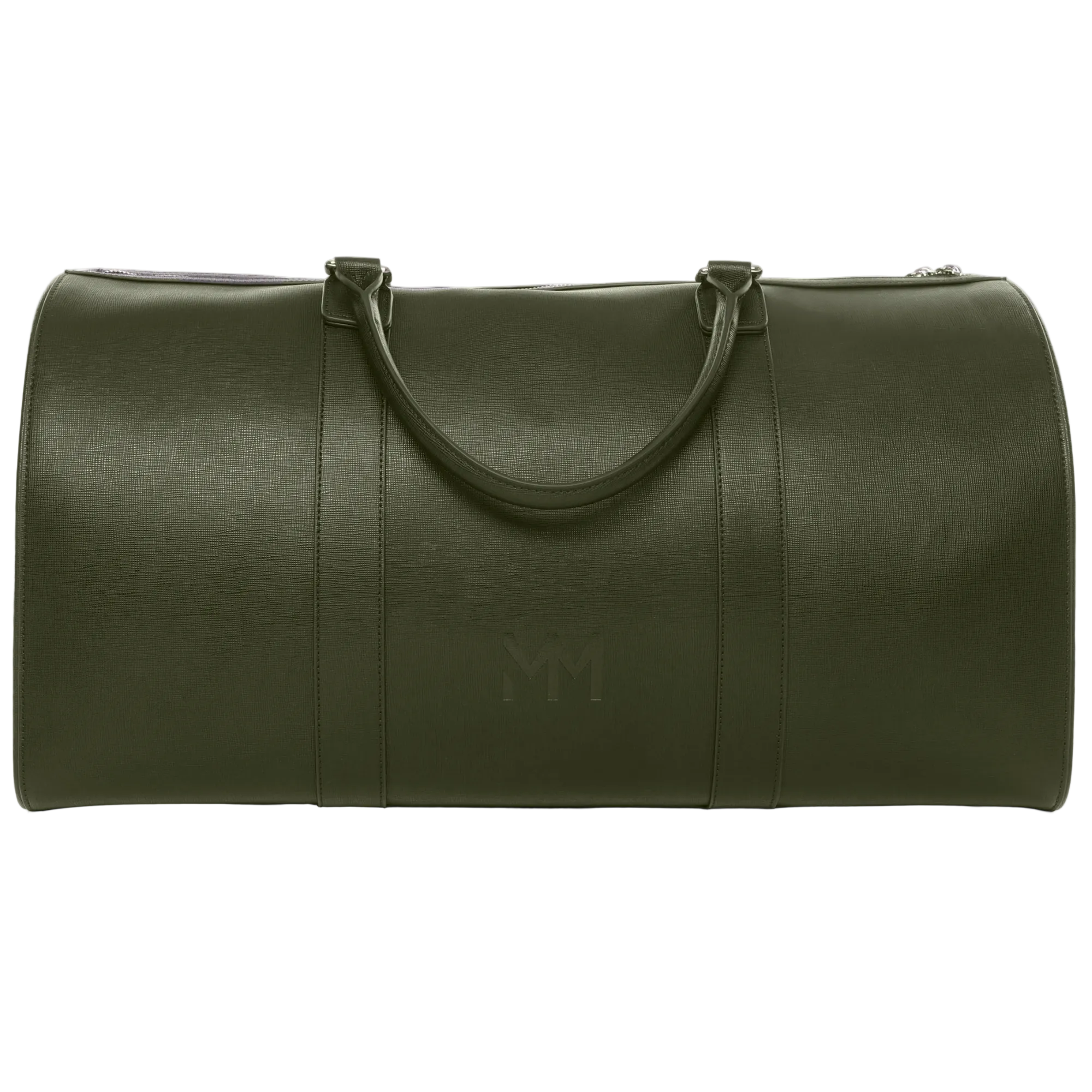 MM London Nardo Saffiano Olive Duffel Bag