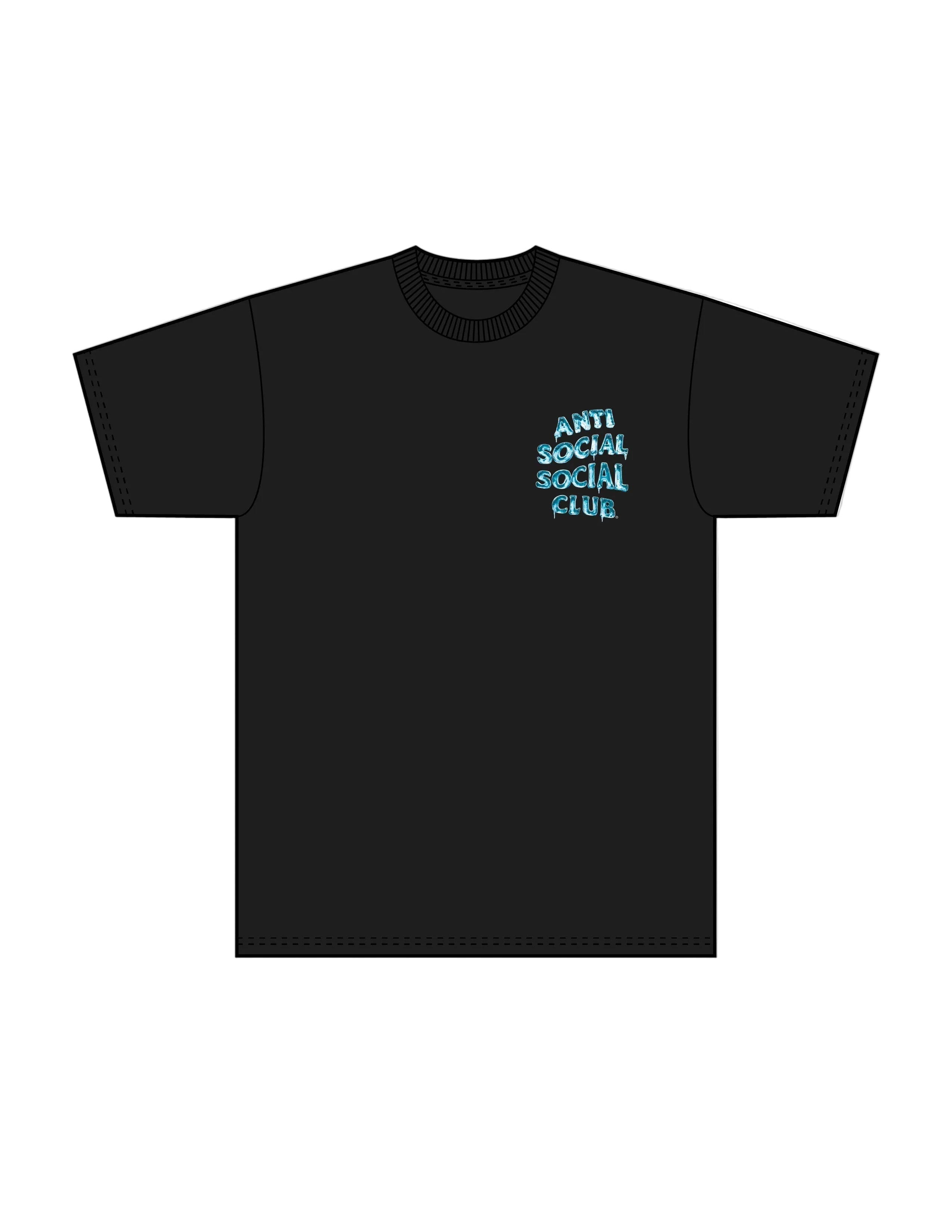 Anti Social Social Club Icy Mind Games Black T-Shirt