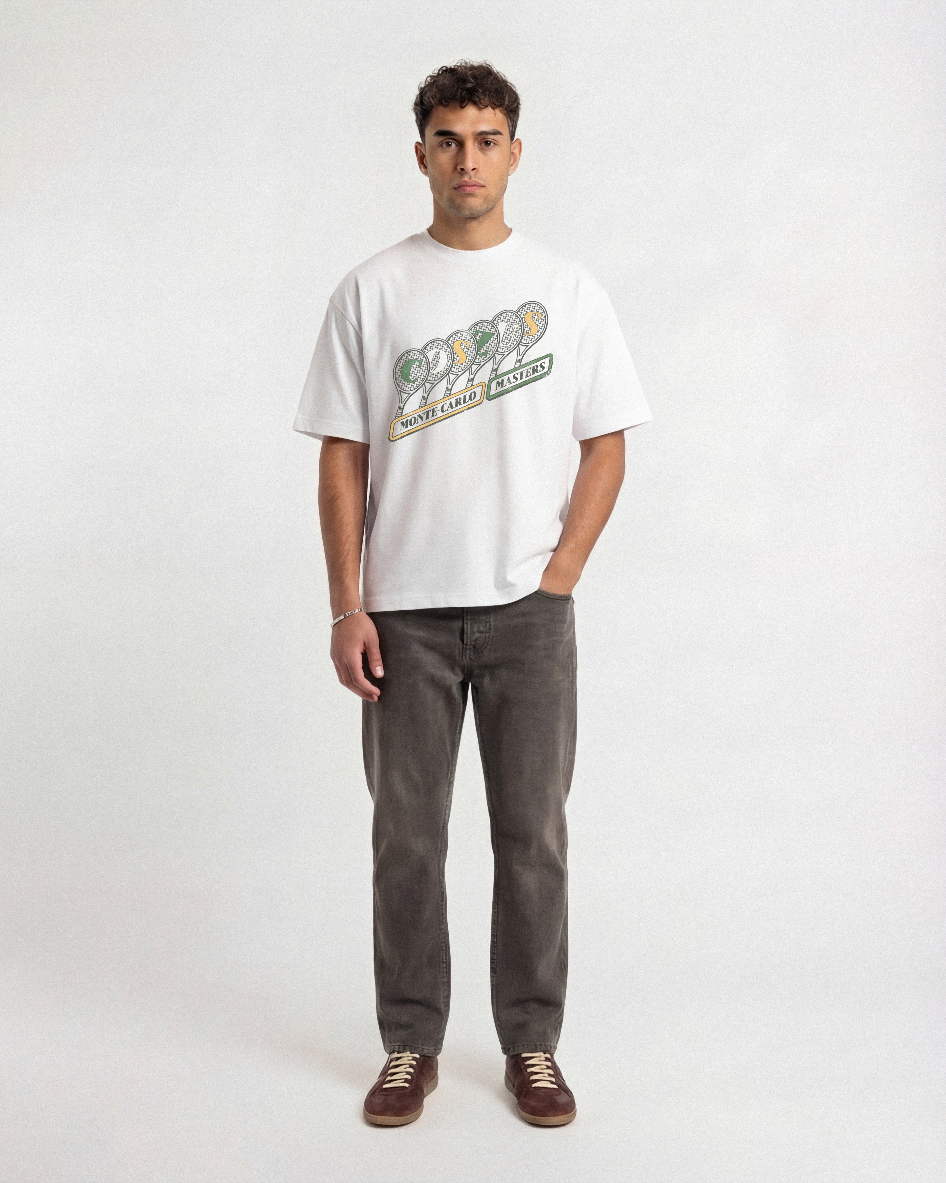 Coszus Performance White Tennis T-Shirt