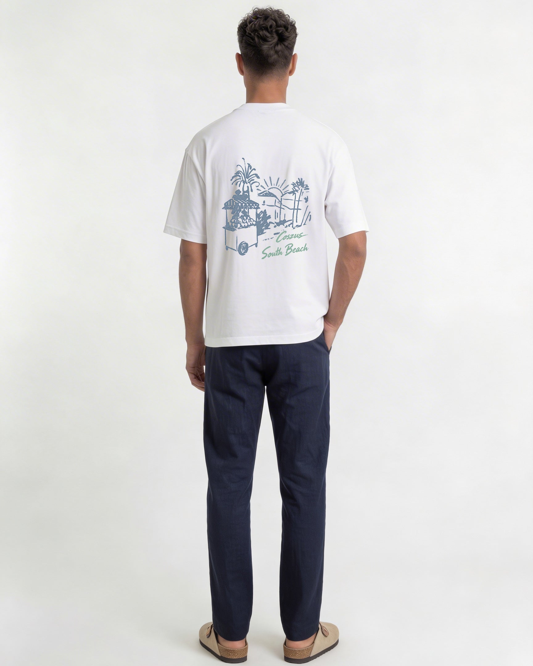 Coszus South Beach White T-Shirt