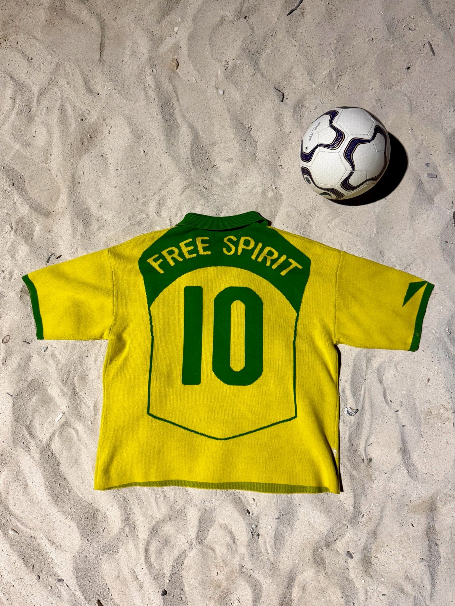 Bénir Clothing 04 Dinho Inspired Knit Yellow Polo Shirt