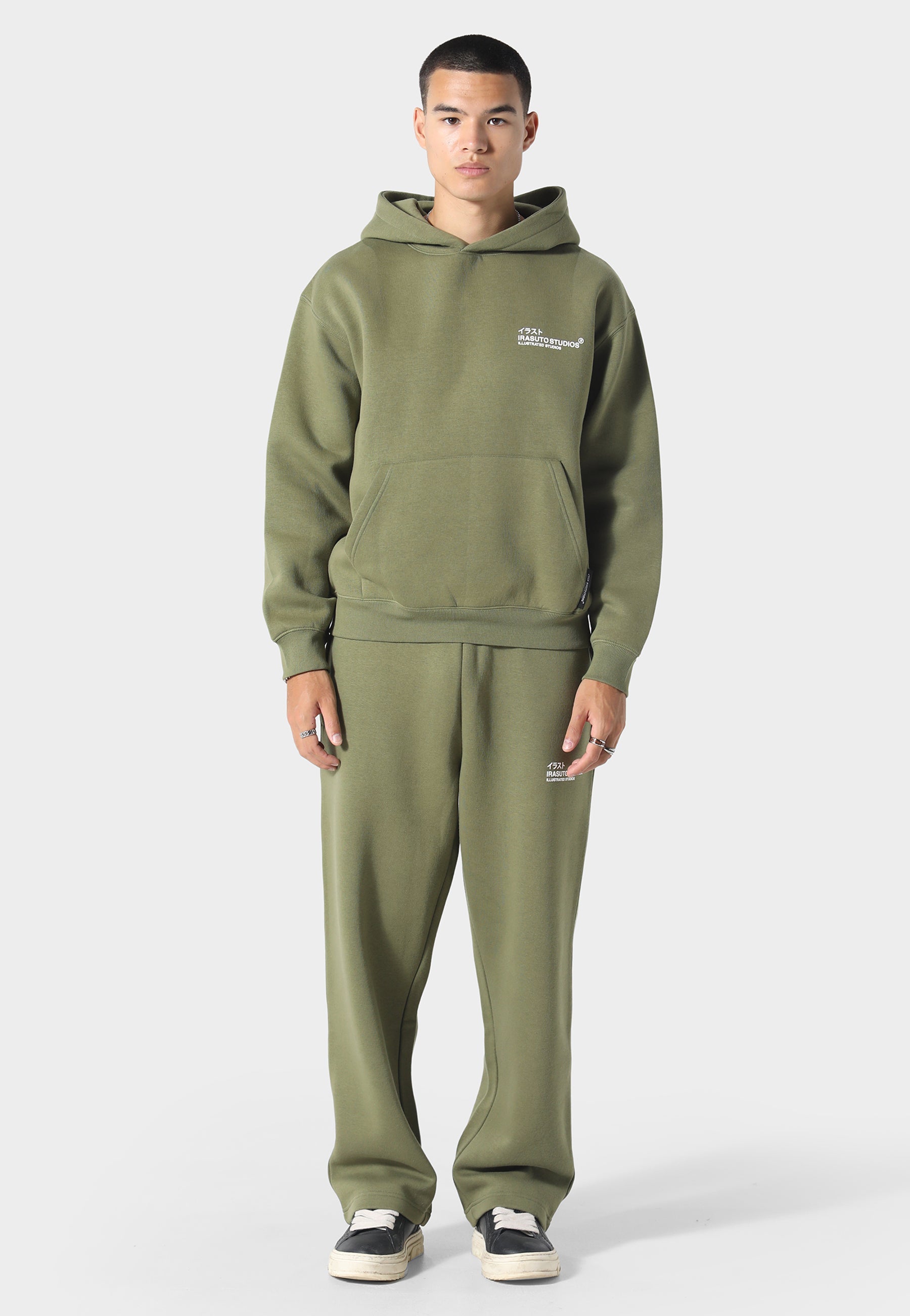 Irasuto Studios Koi Khaki Hoodie