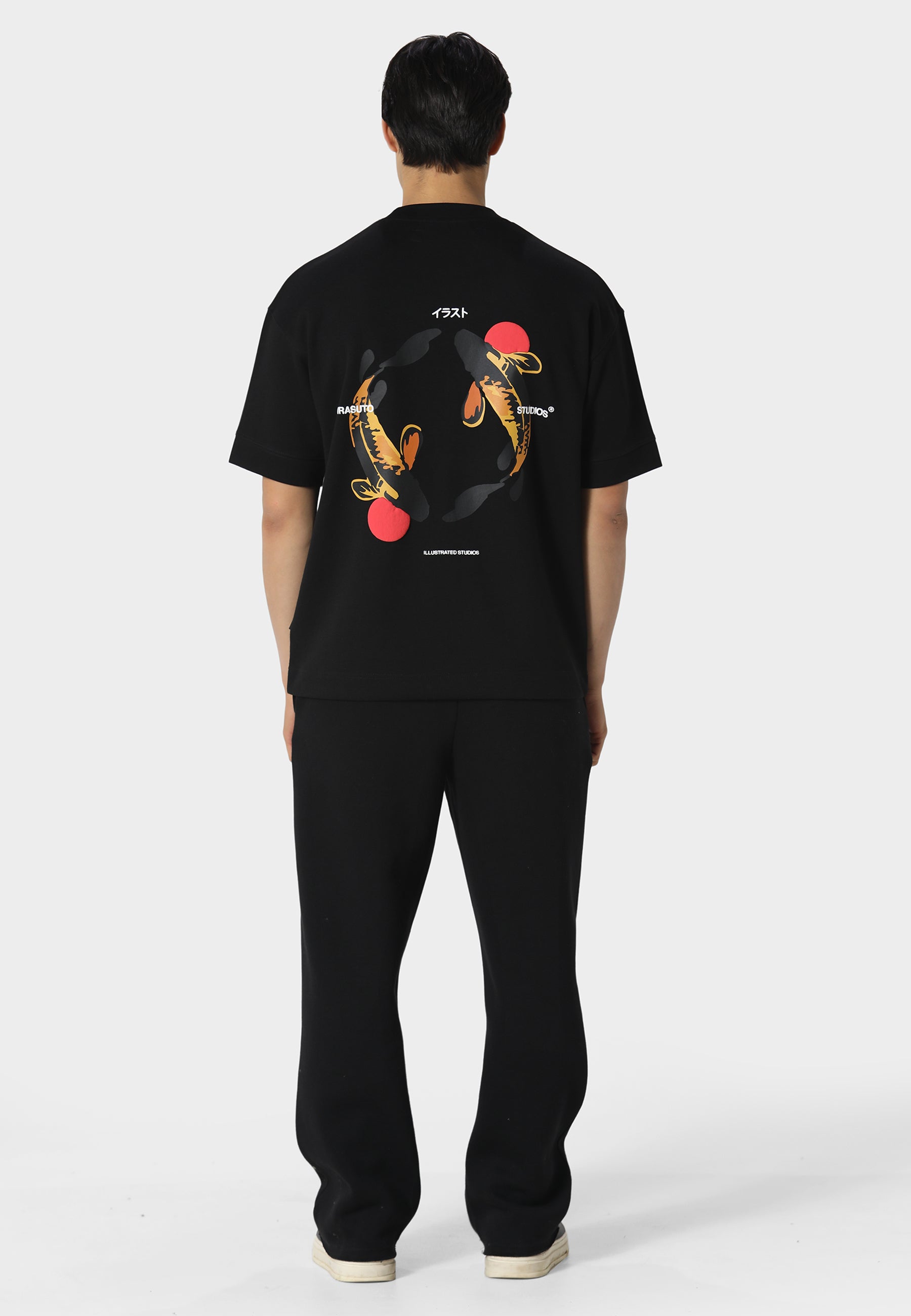 Irasuto Studios Koi Black T-Shirt