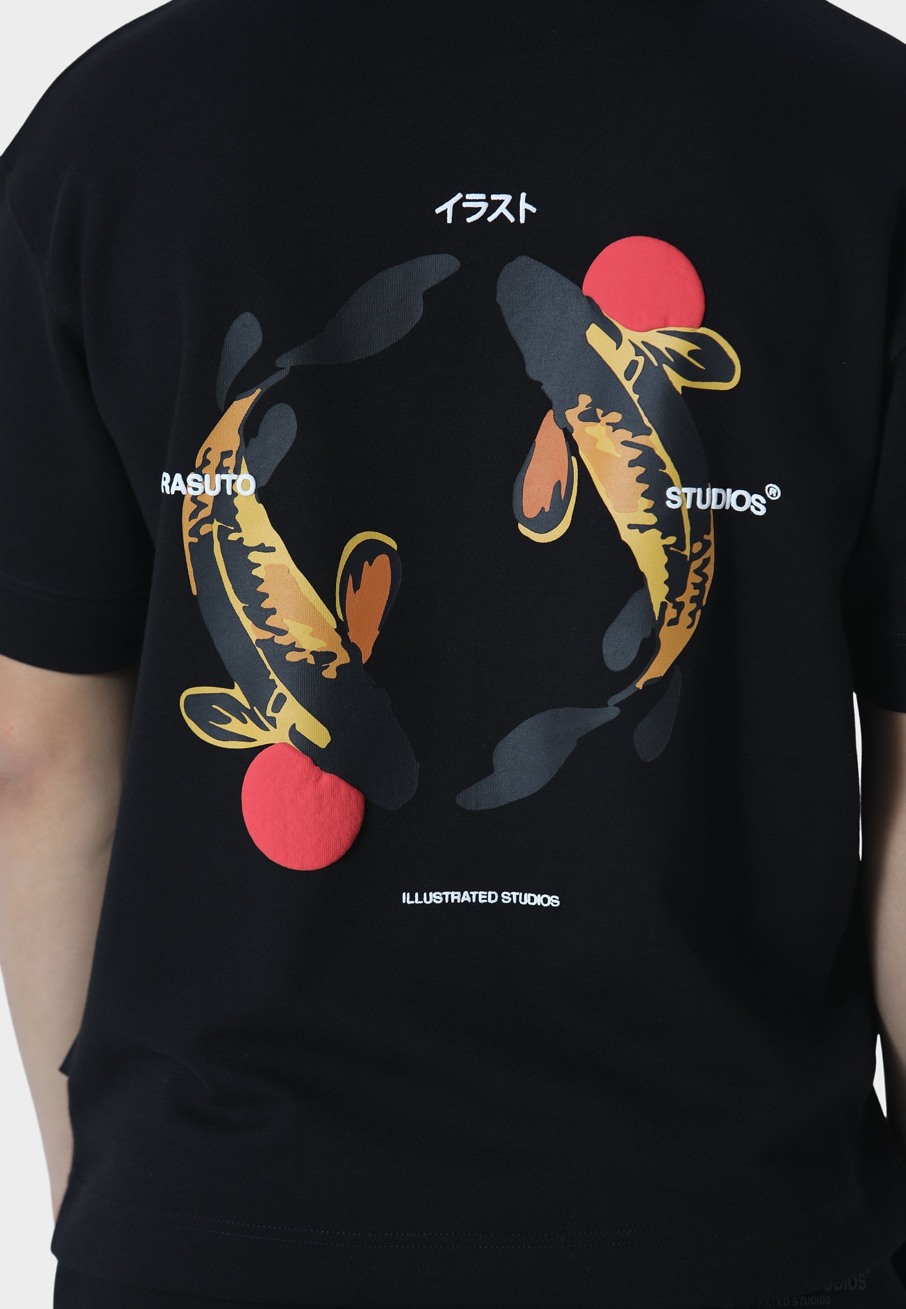 Irasuto Studios Koi Black T-Shirt