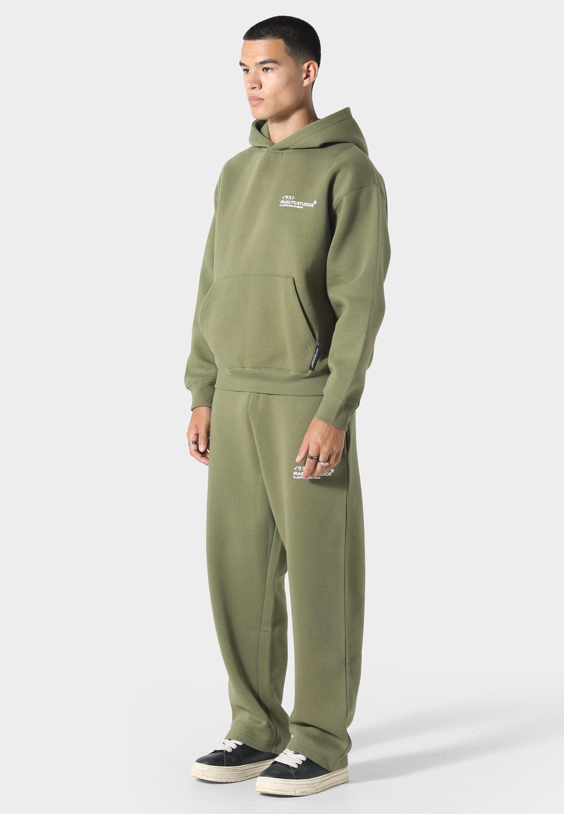 Irasuto Studios Koi Khaki Hoodie
