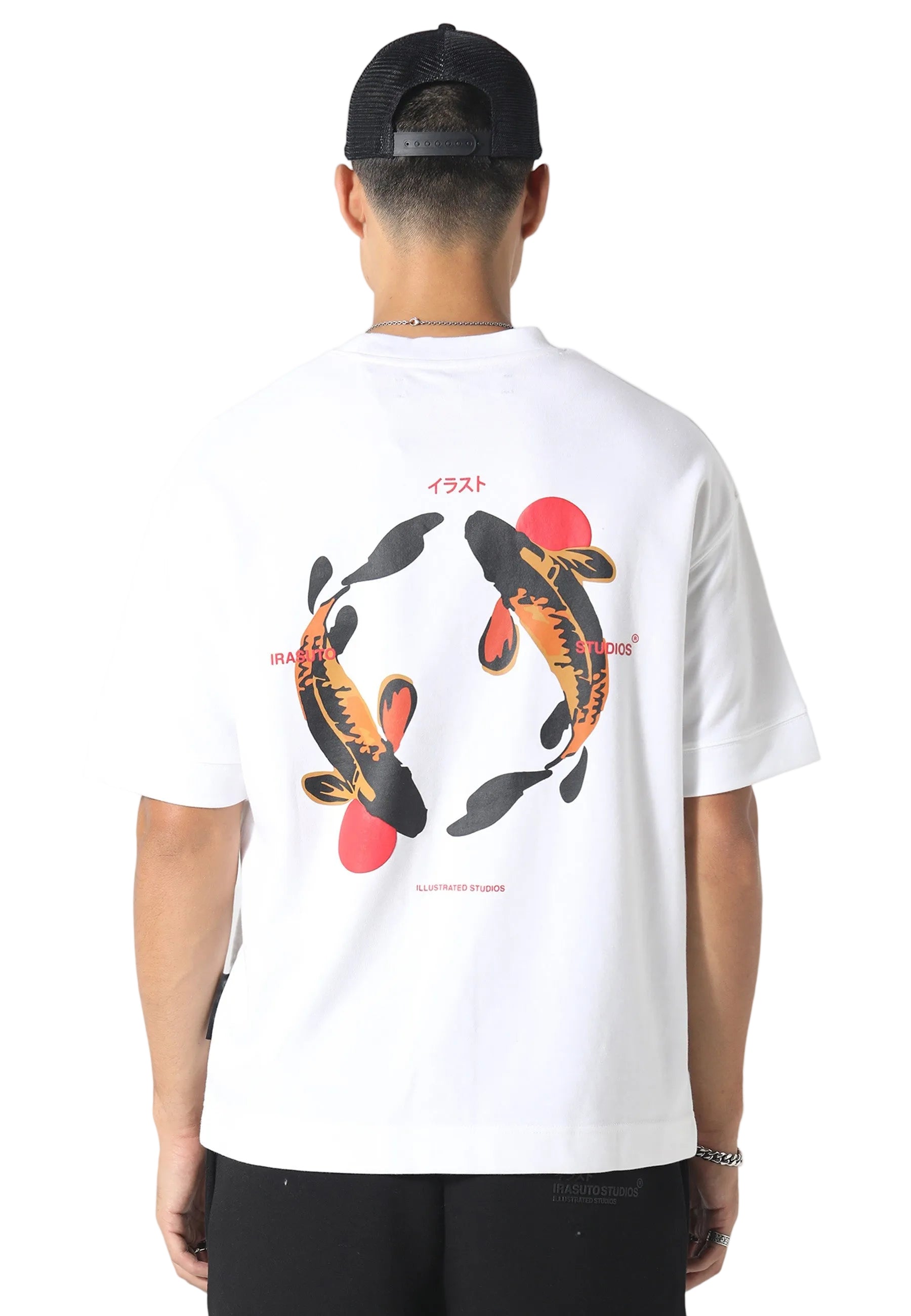 Irasuto Studios Koi White T-Shirt