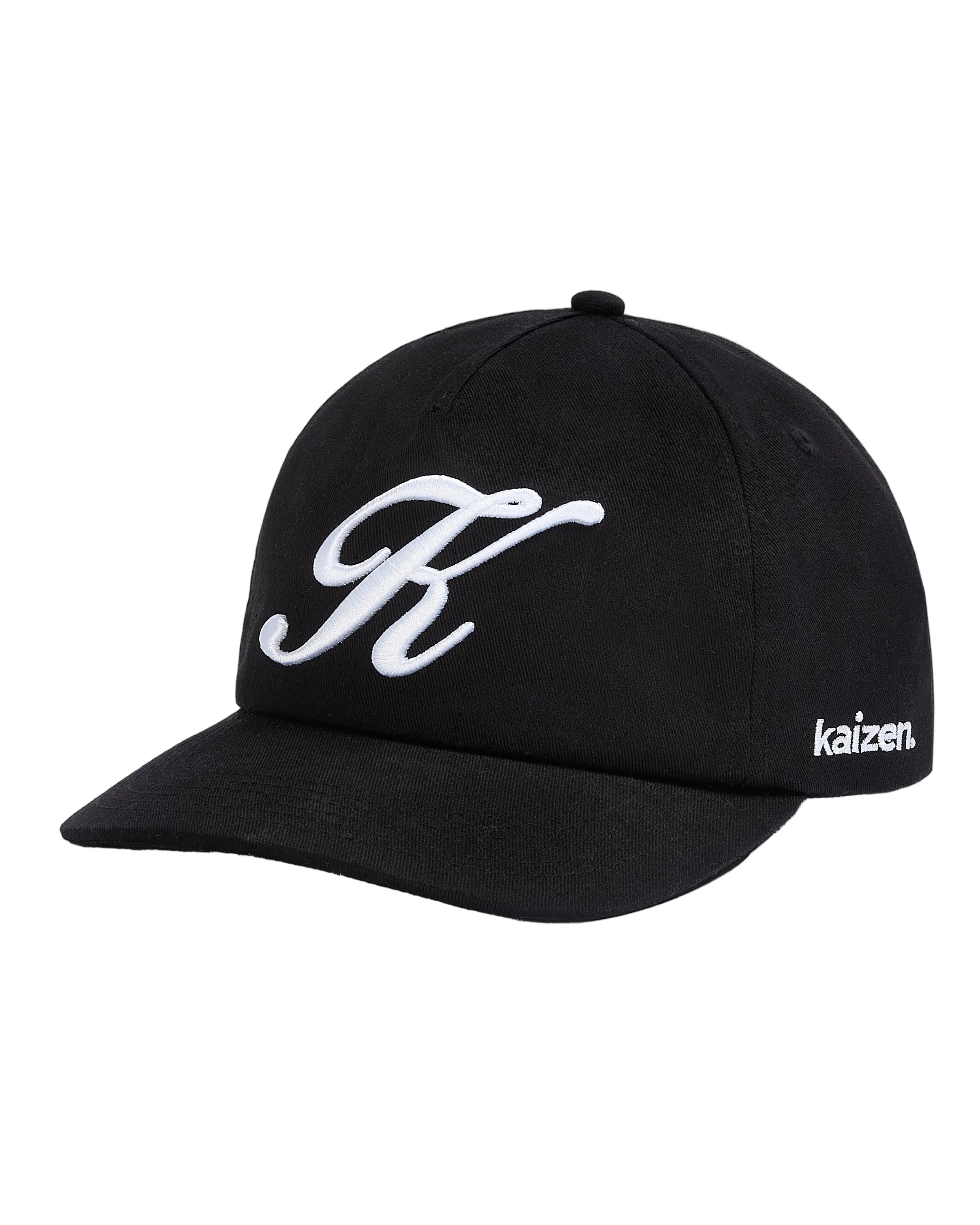 Front view of Kaizen Market Script Black Hat