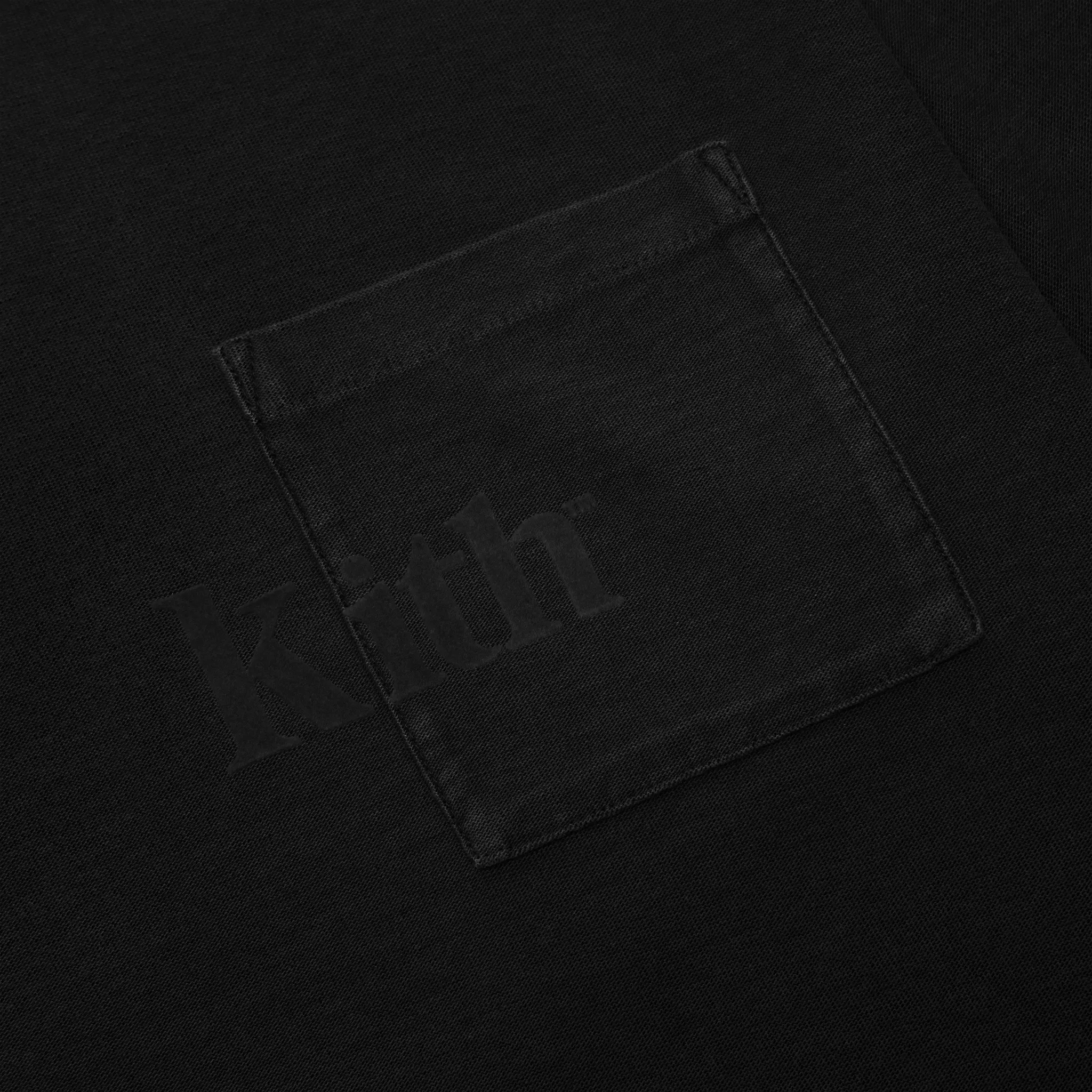 Pocket View of Kith Quinn Black T Shirt