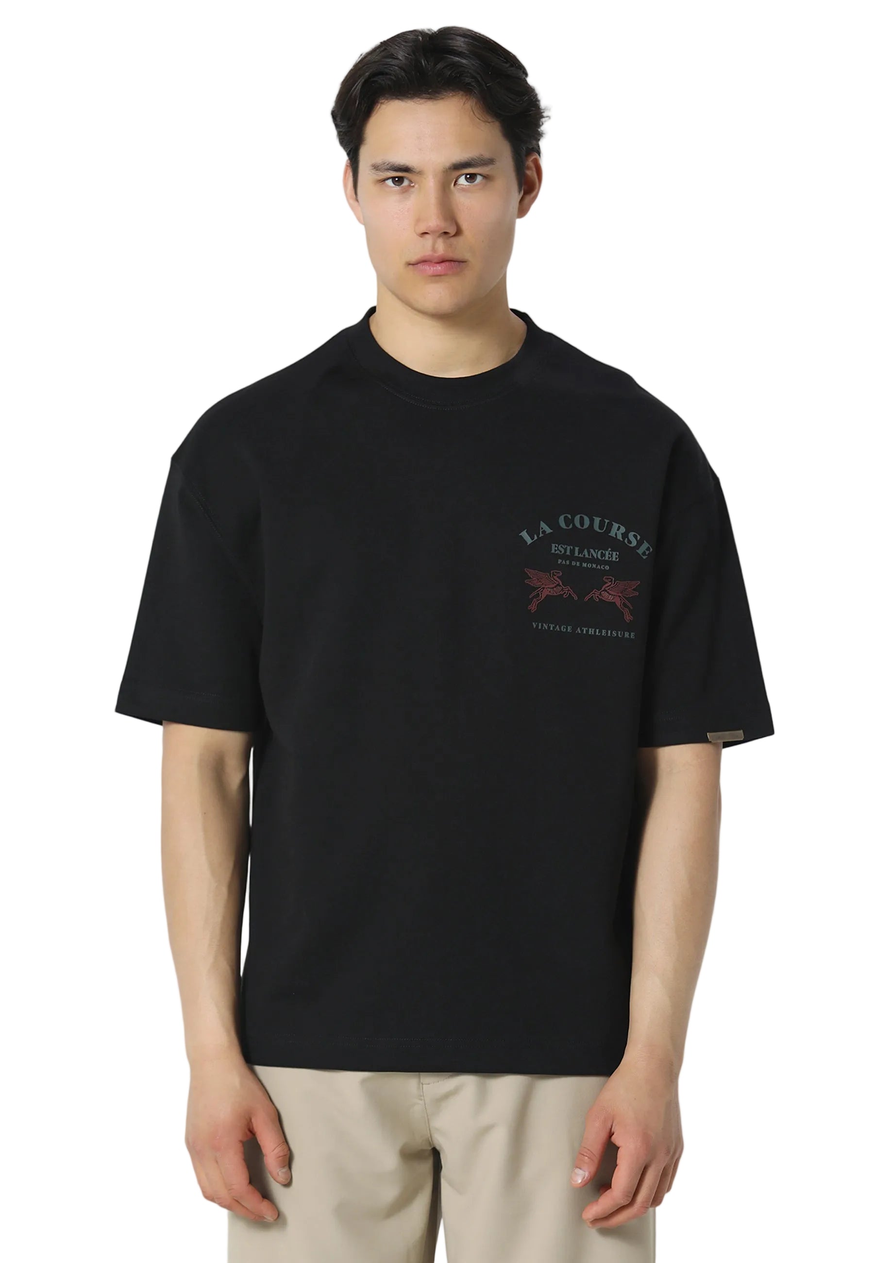Pas De Monaco La Course Black T-Shirt
