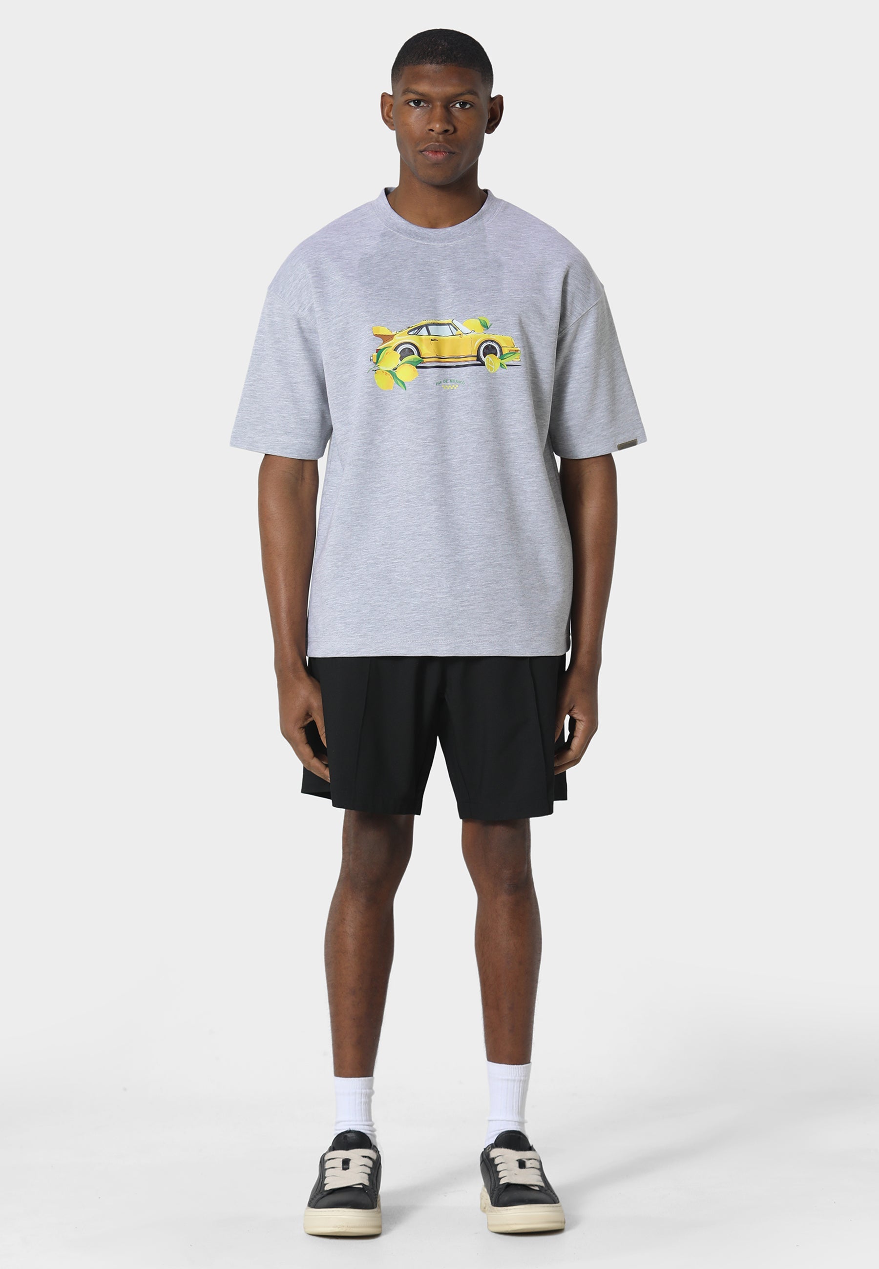 Pas De Monaco Lemond Marl Grey T-Shirt