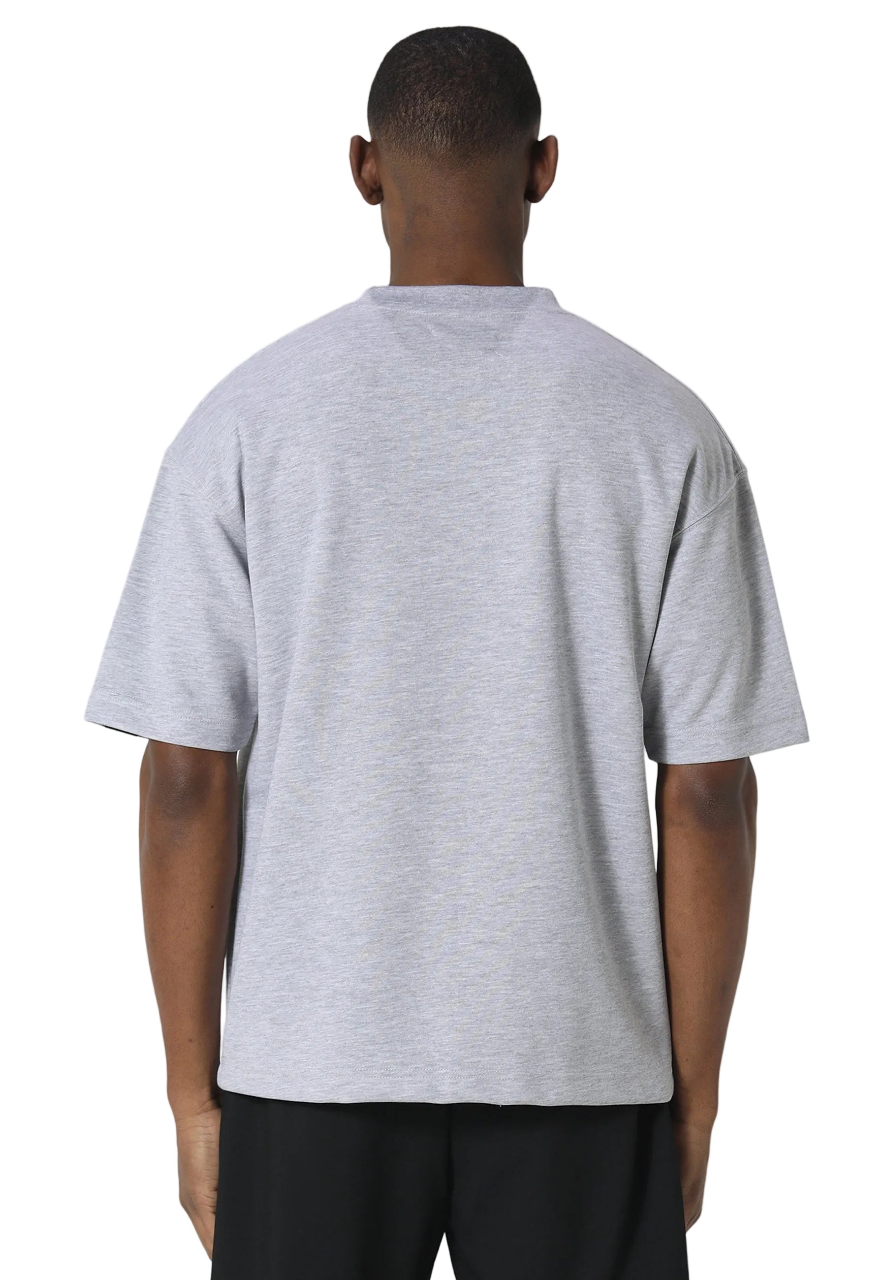 Pas De Monaco Lemond Marl Grey T-Shirt