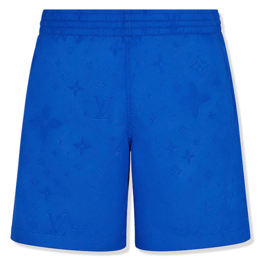Louis Vuitton Monogram Signature Swim Blue Board Shorts