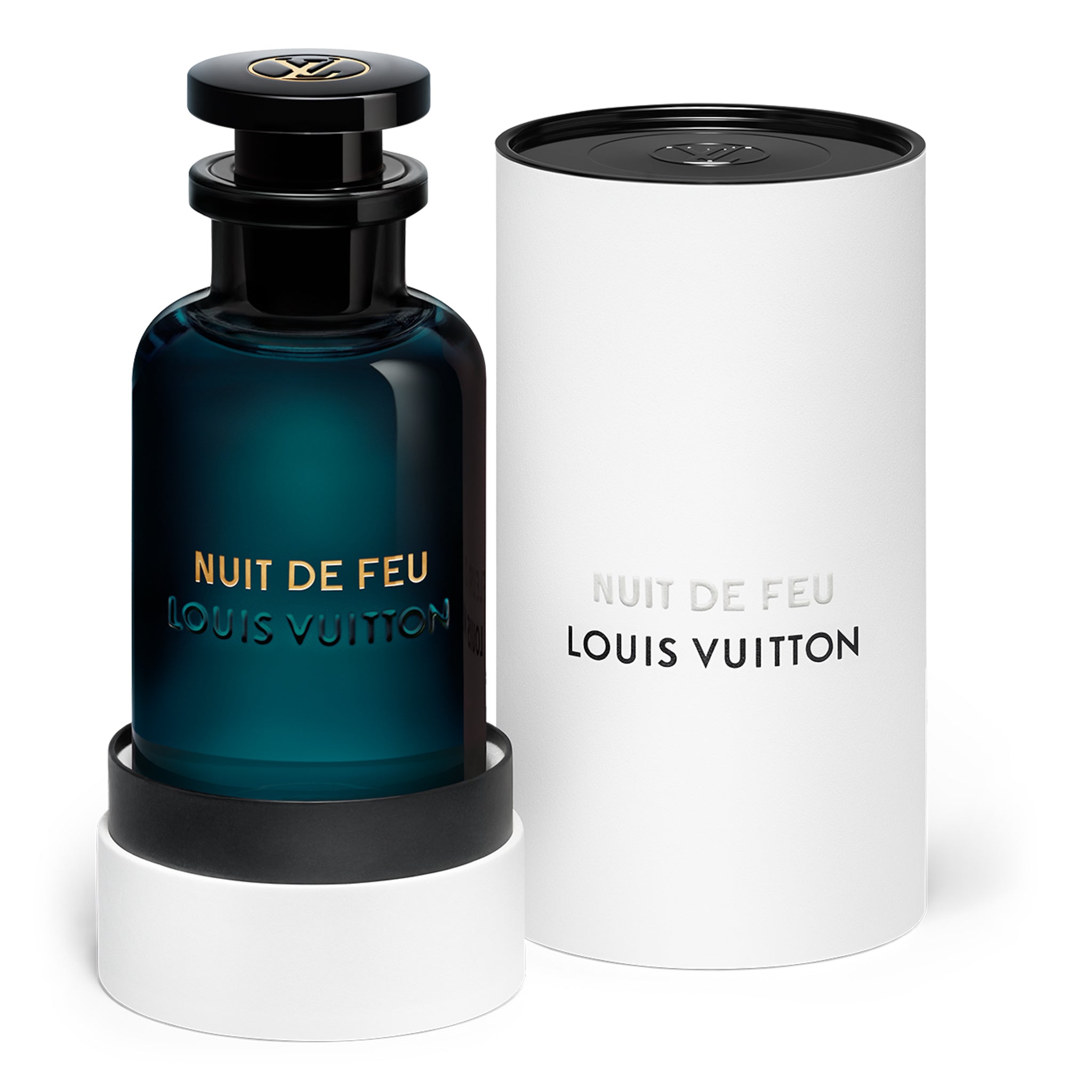 Bottle view of Image of Louis Vuitton Nuit De Feu Oud Wood Parfum 100ml
