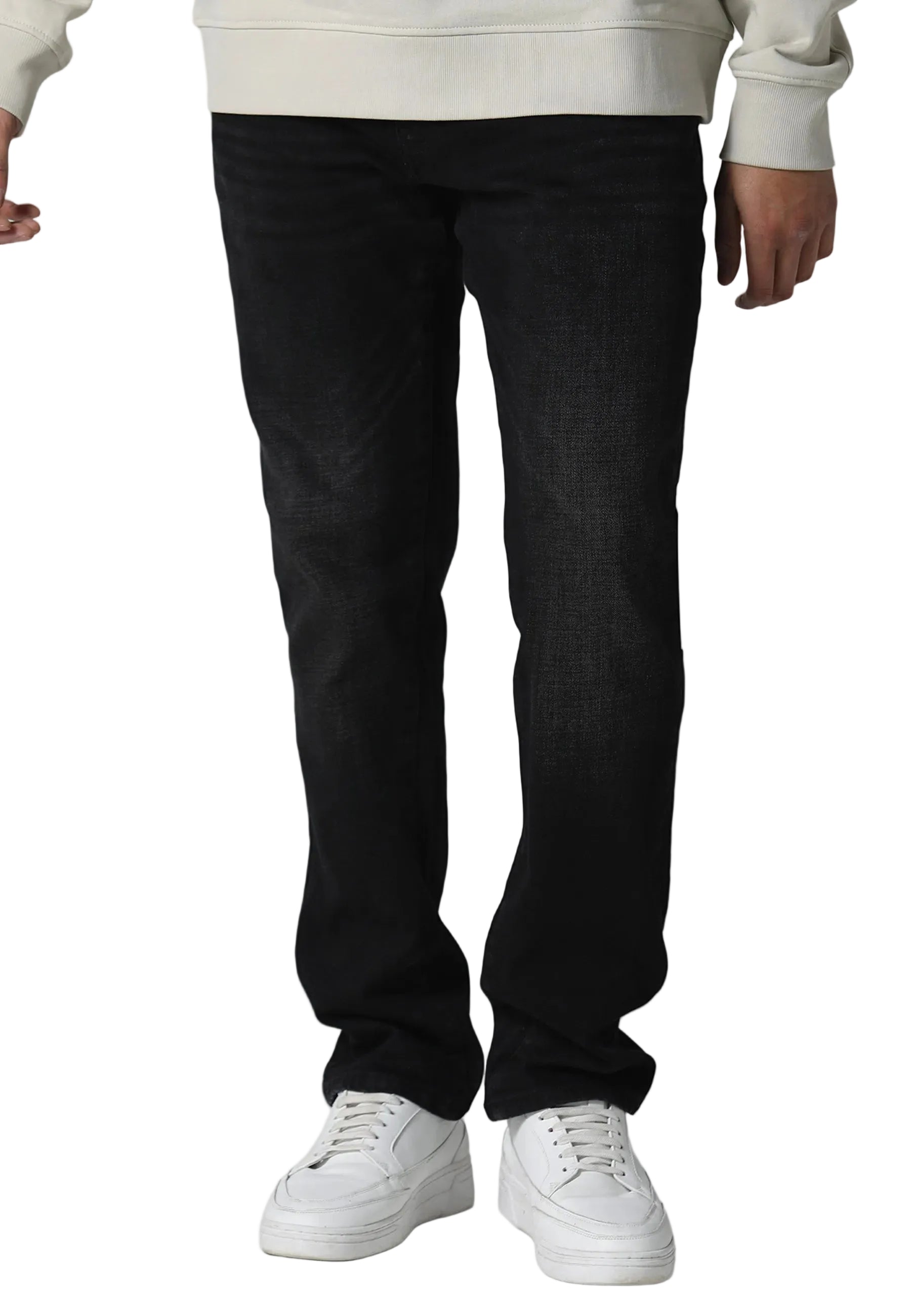 883 Police TODD 935 Mattia Regular Fit Black Jeans