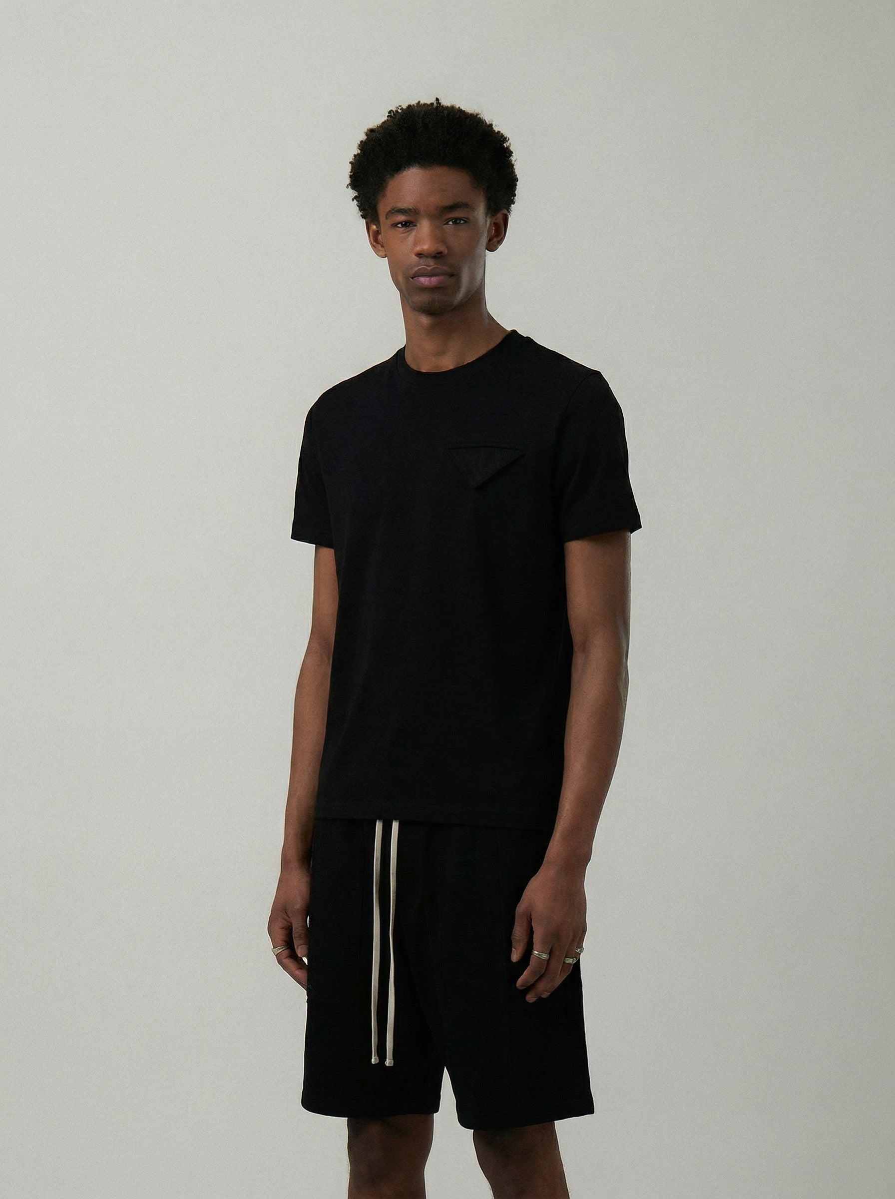 Florence Black Milano Pocket Black T-Shirt