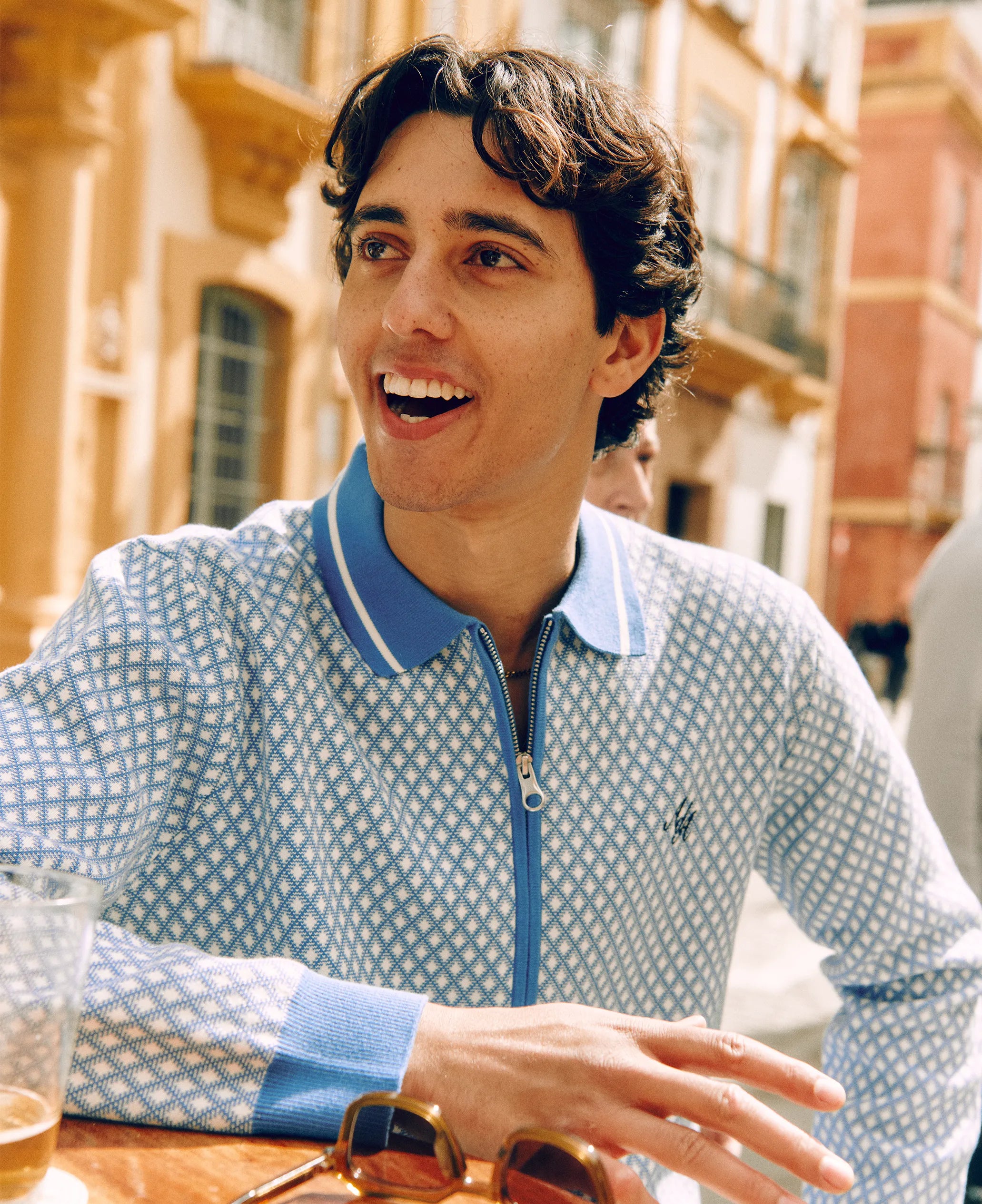 Alma De Ace Nita Knitted Blue Jacket