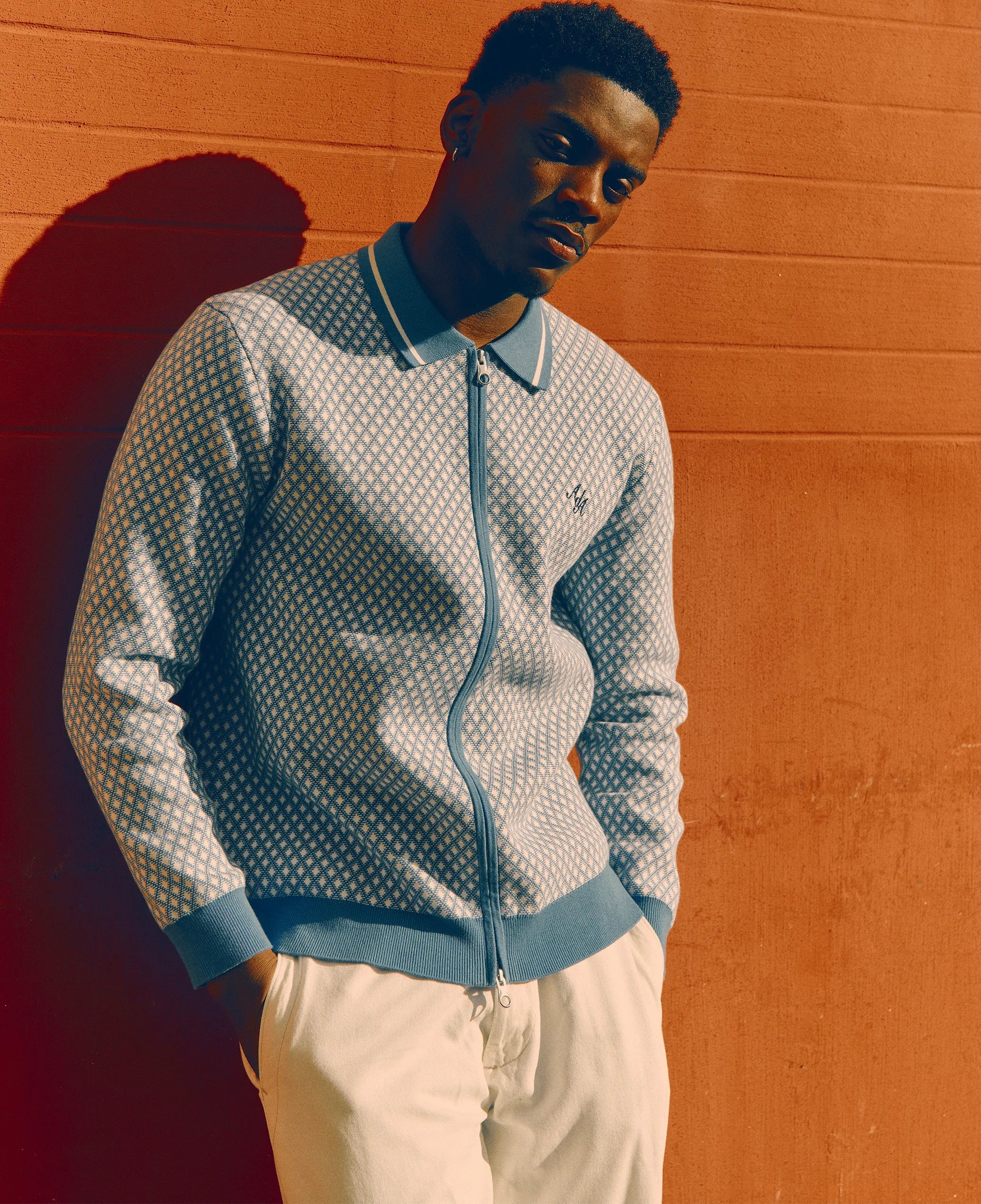 Alma De Ace Nita Knitted Blue Jacket