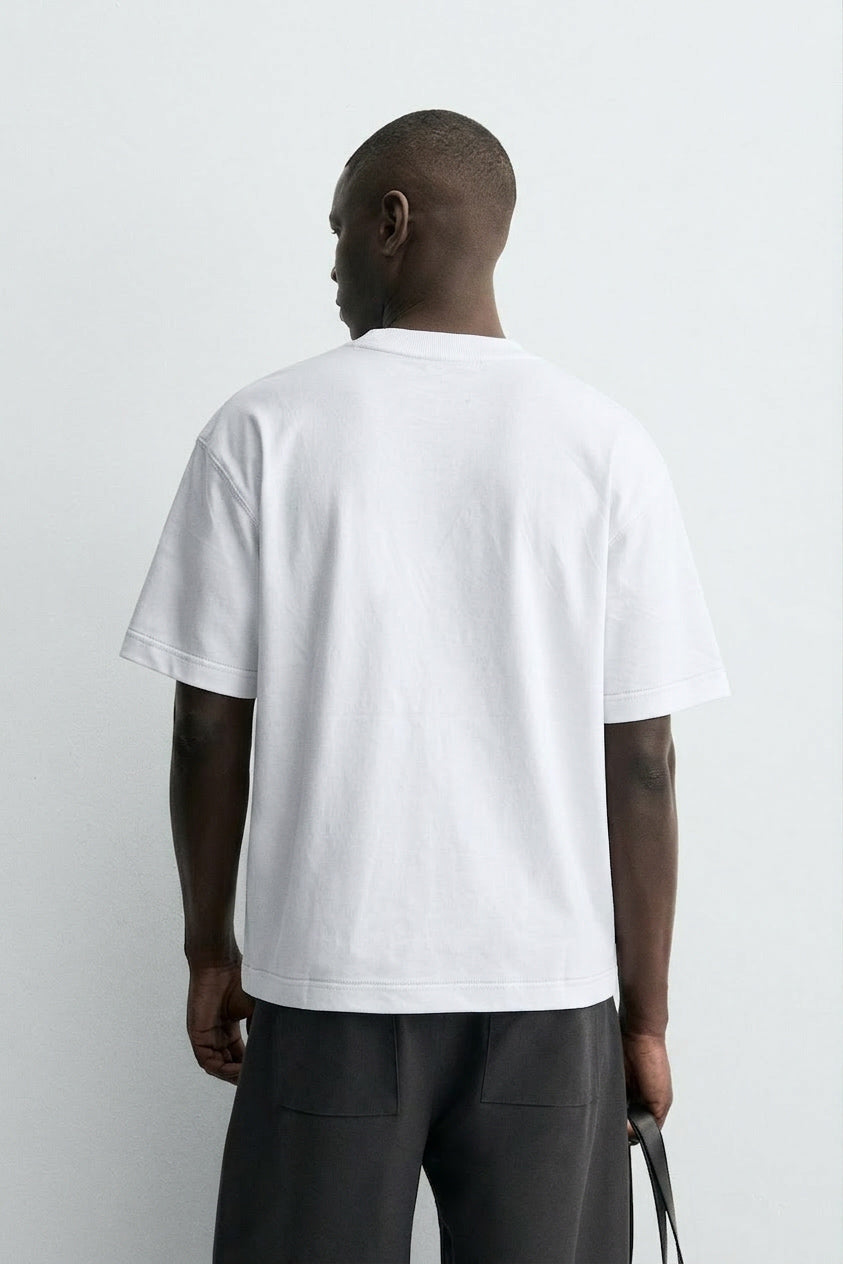 Sedley Palmer White T-Shirt