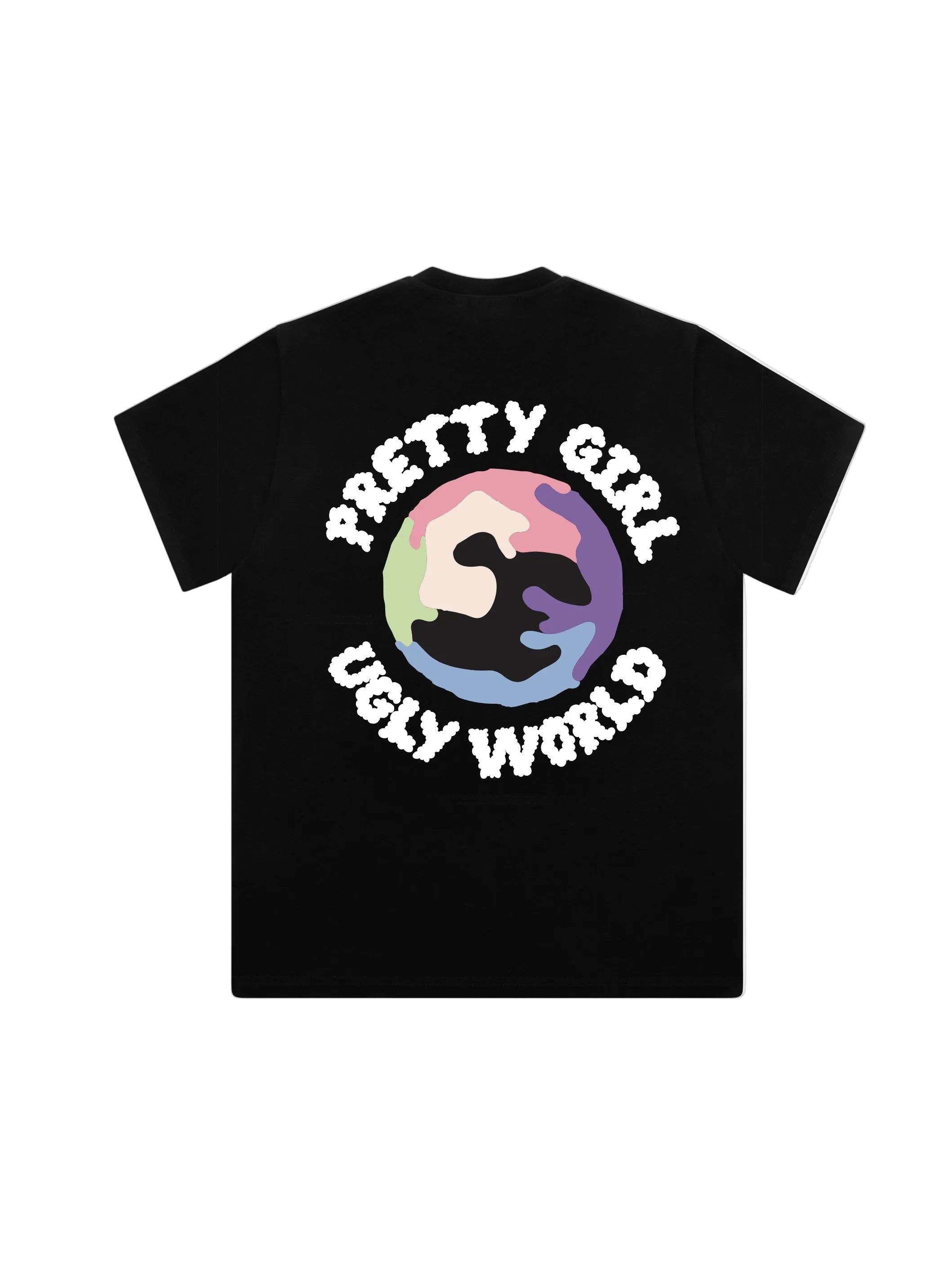 Pretty Girl Ugly World Black T-Shirt