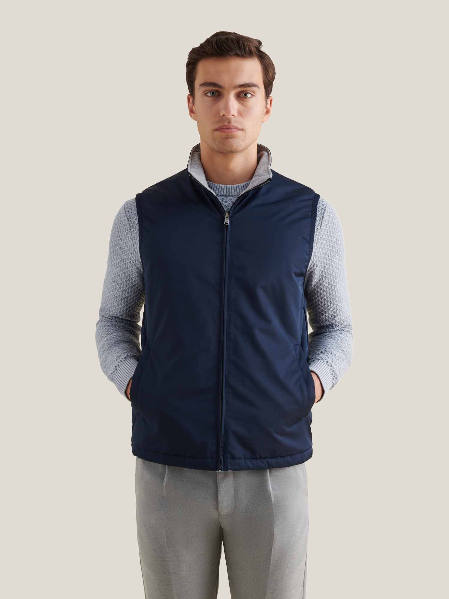 Peckham Rye Light Padded Dark Sapphire Navy Gilet