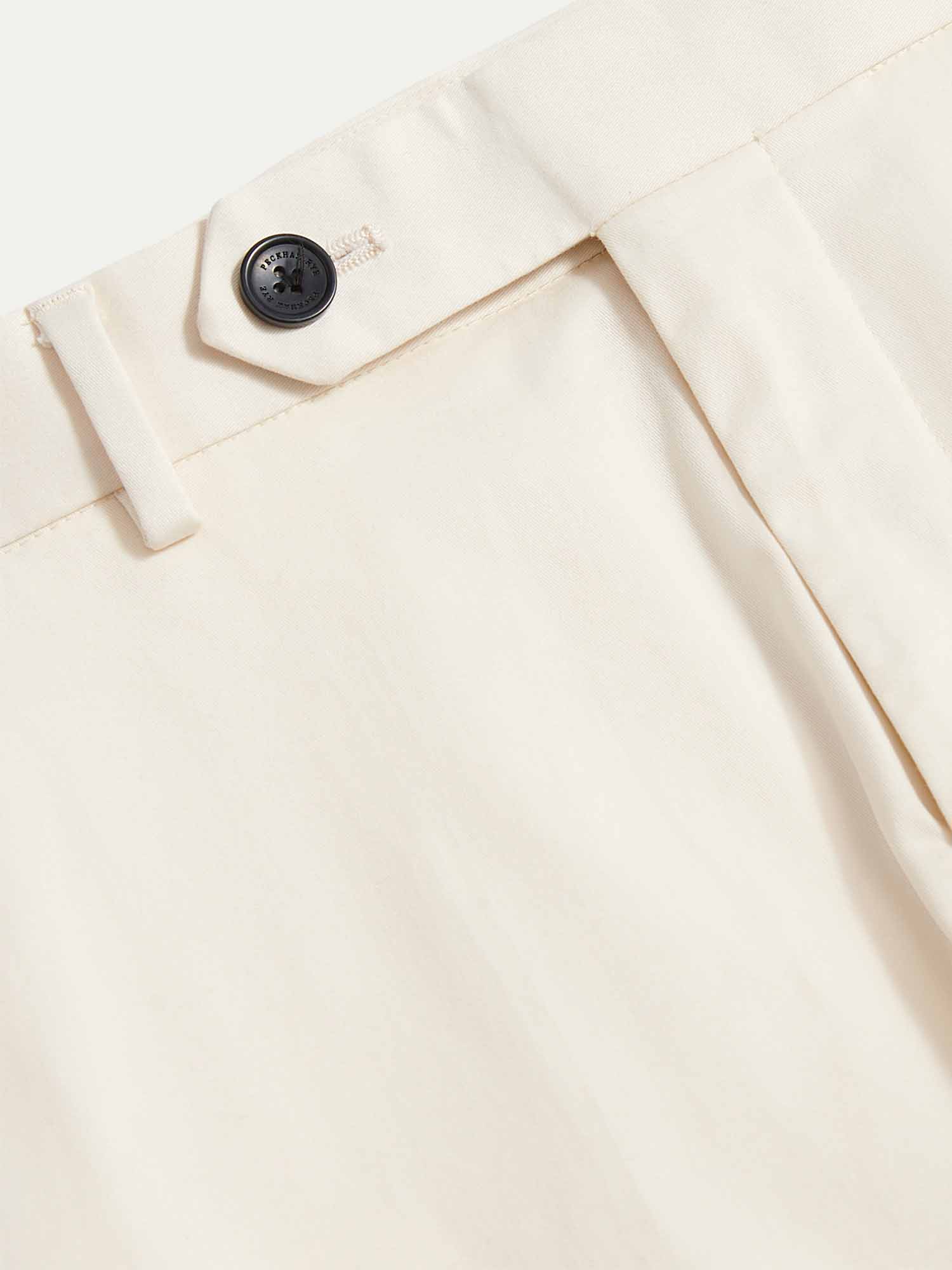 Peckham Rye Stretch Egret Cotton Trouser